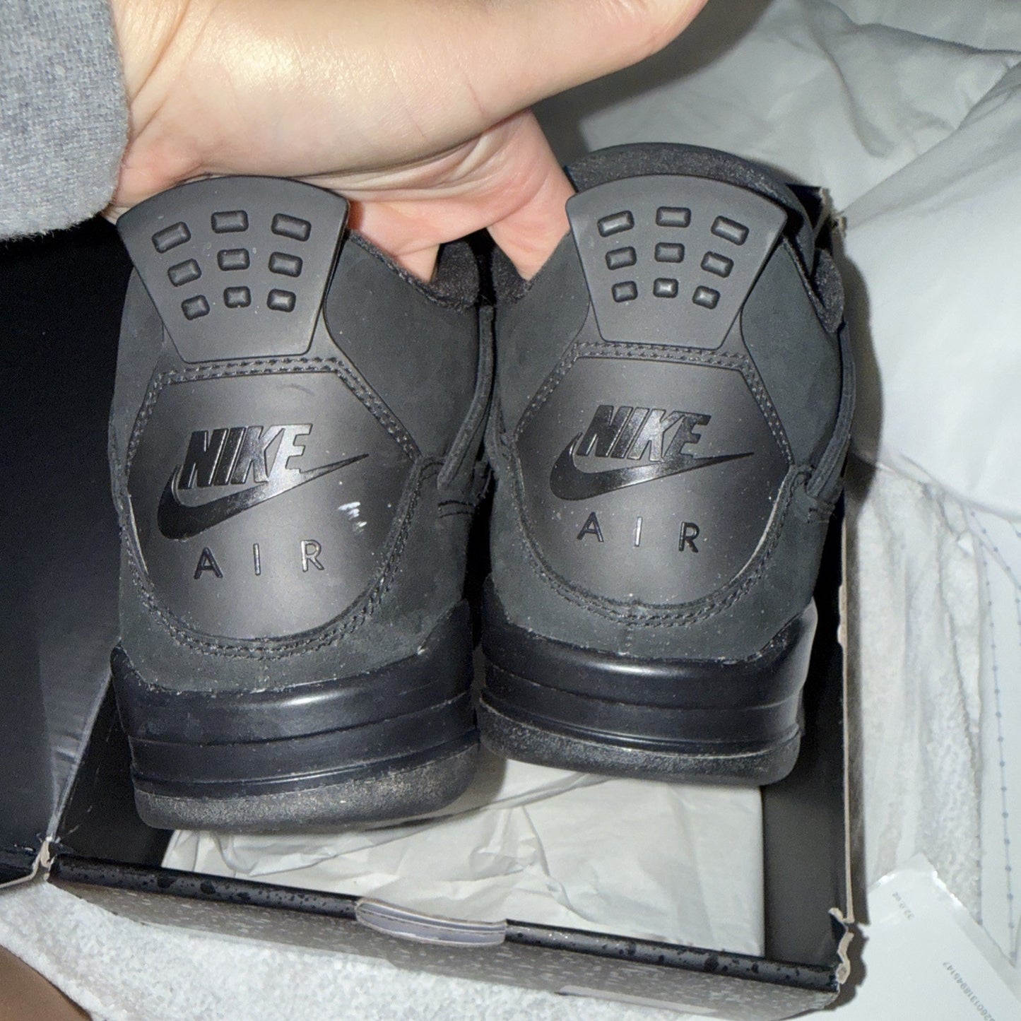 7Y Air Jordan 4 Retro Black Cat 2025