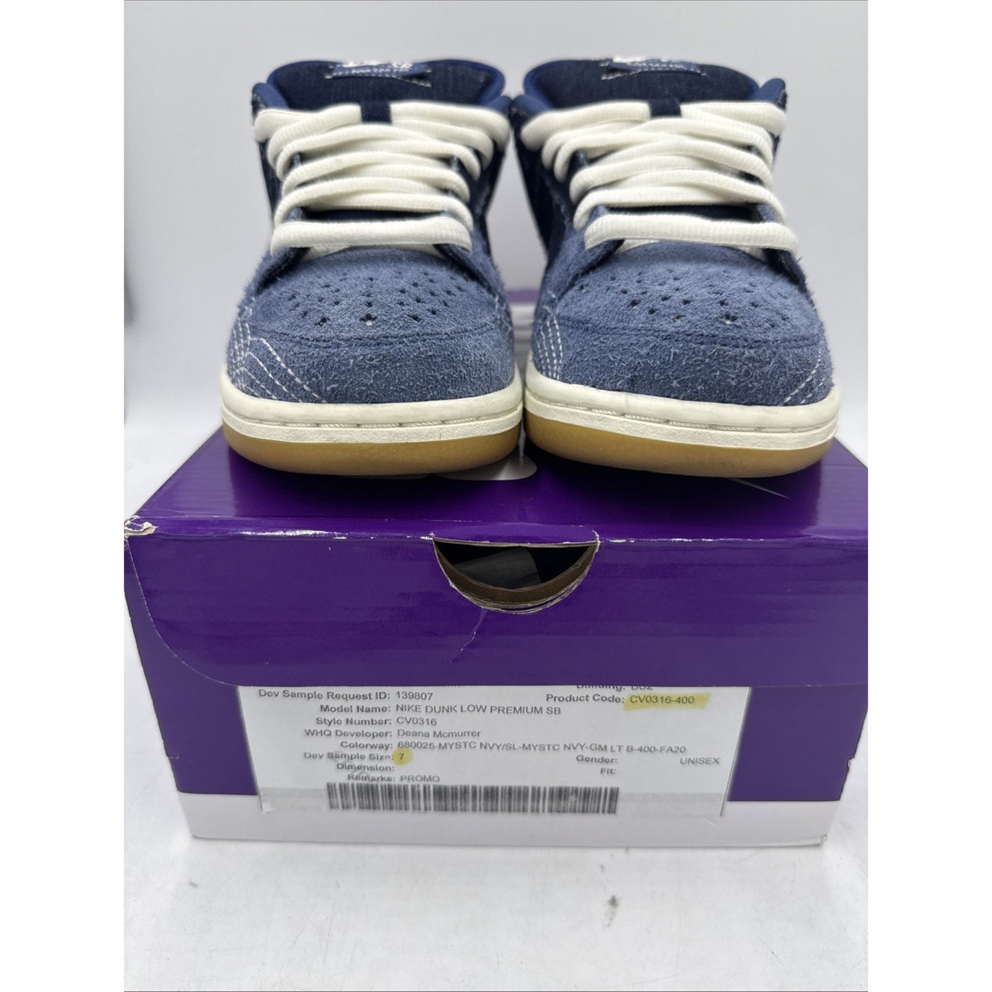 Size 7 - Nike Dunk Pro PRM SB Low Sashiko Pack Promo Sample
