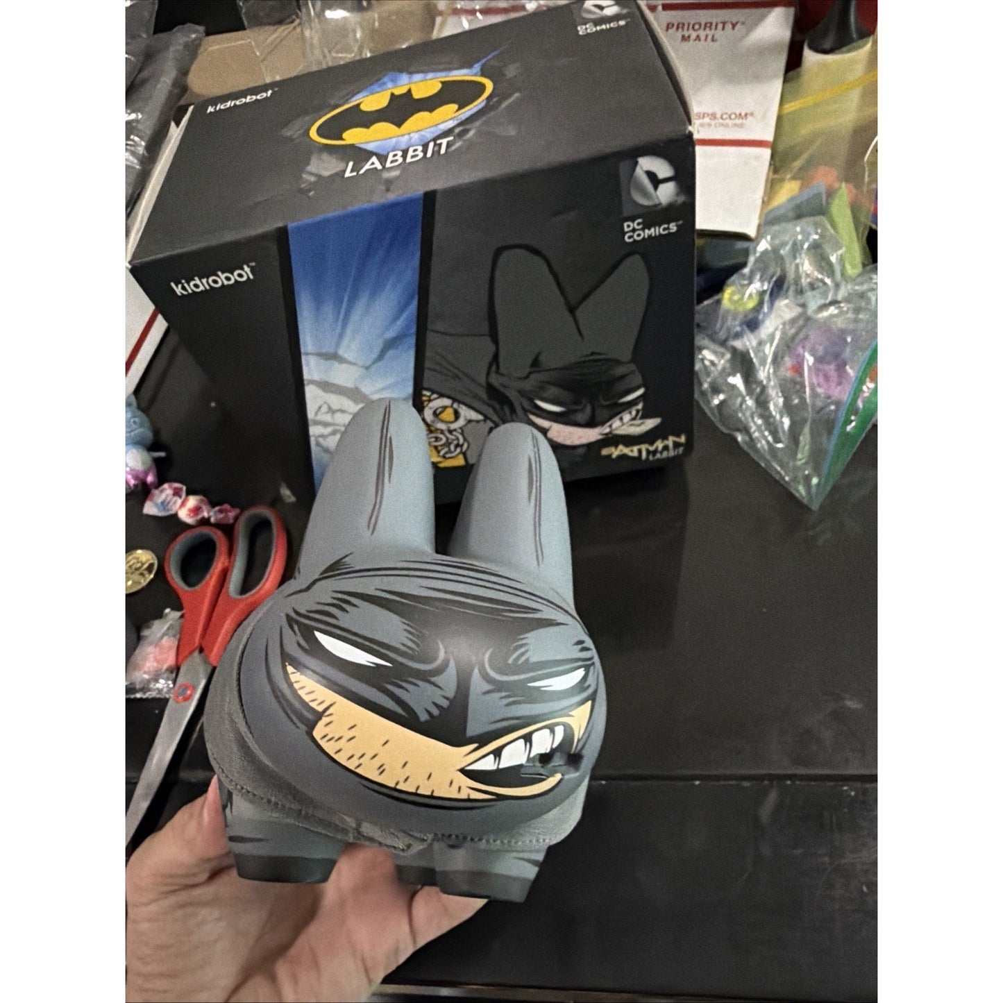 Kidrobot x Kozik Batmat Labbit Vinyl Toy 7"