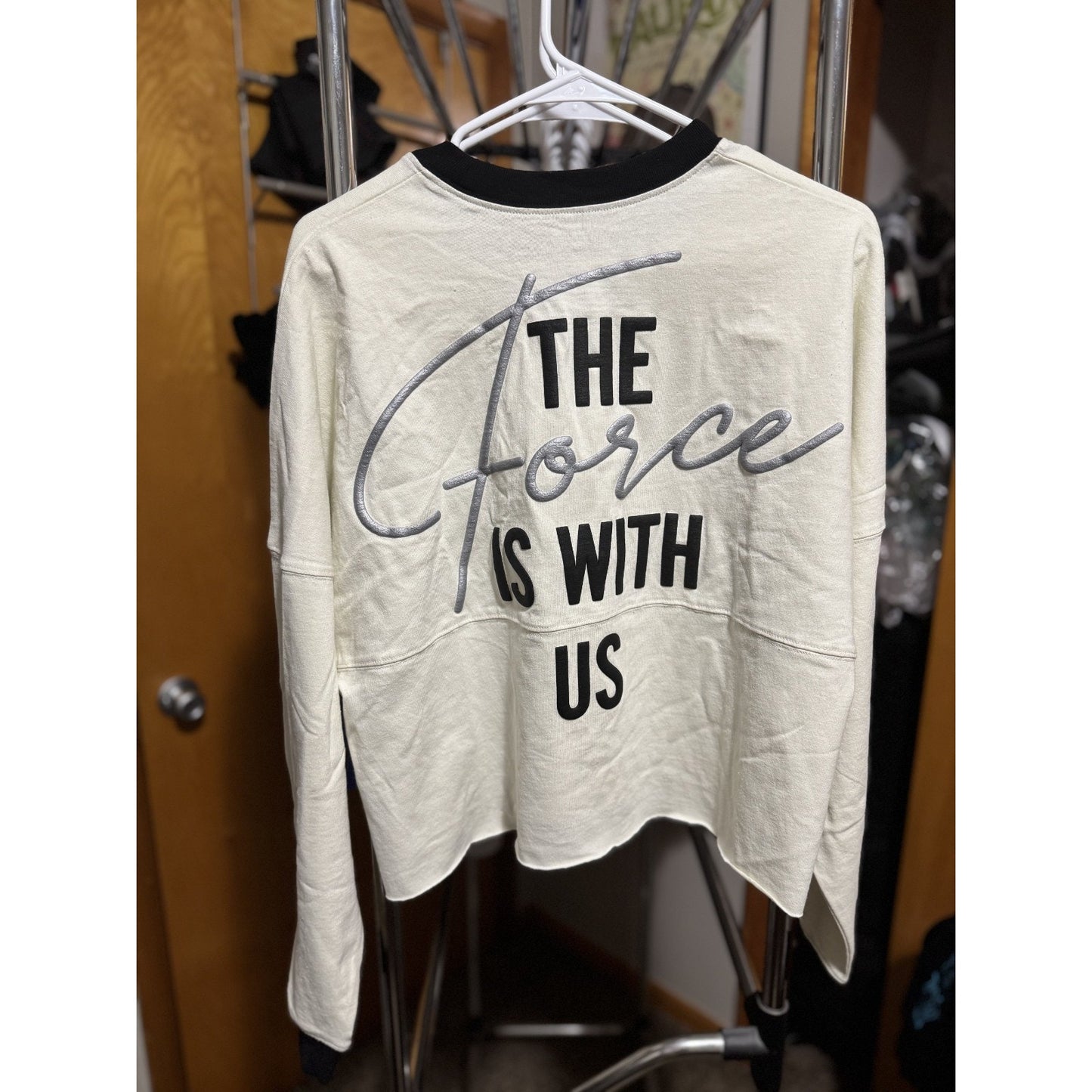 Size S Disney Parks Star Wars Force is With Us Crop Top Spirt Jersey