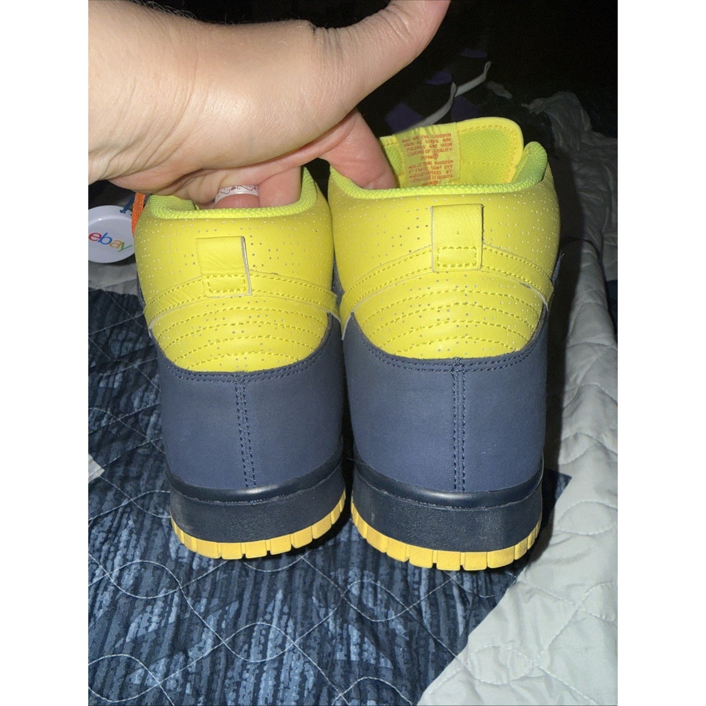 Size 12 Nike Dunk High Homer Simpson 317982 772