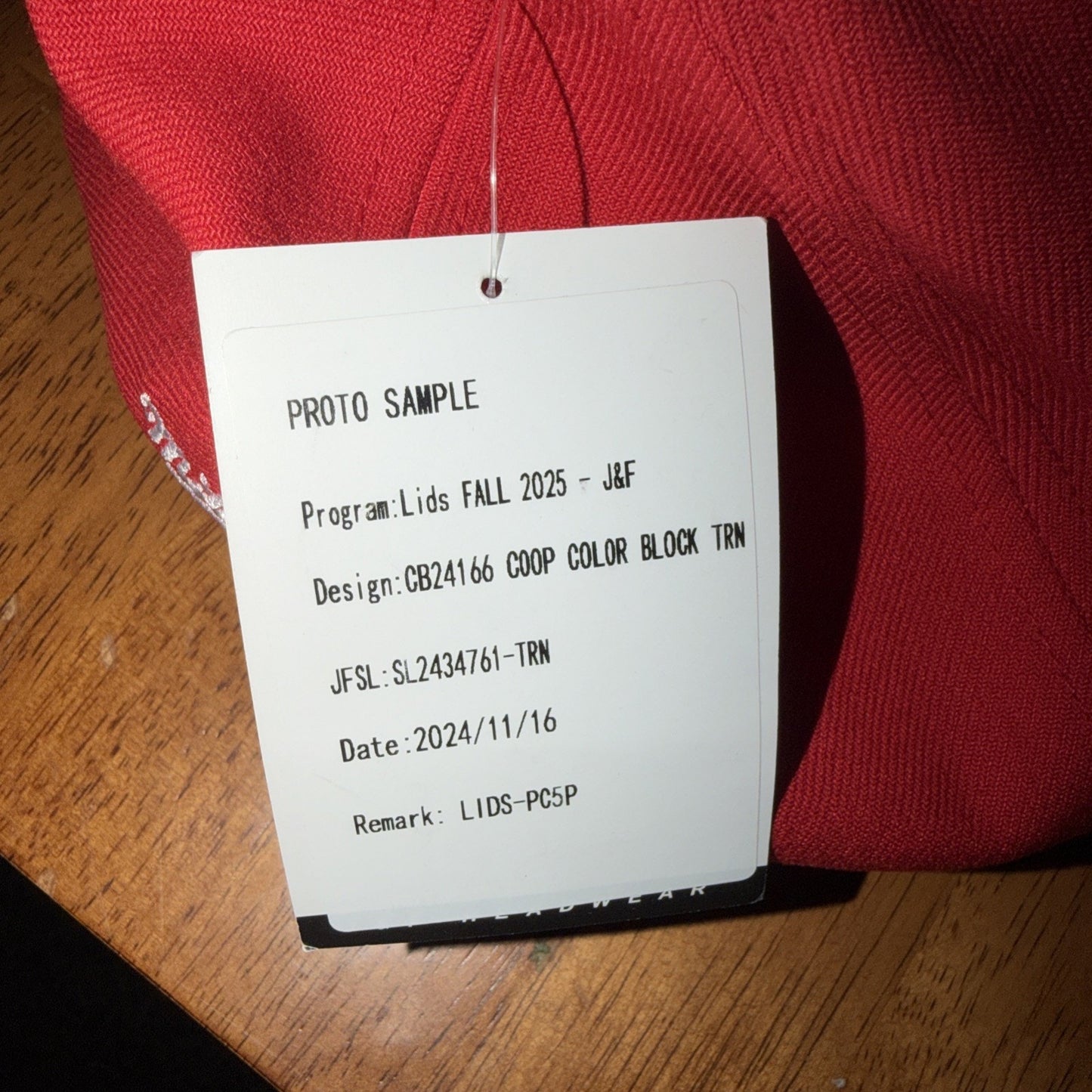 Texas Ranger Hat Prototype Sample Michelin And Ness