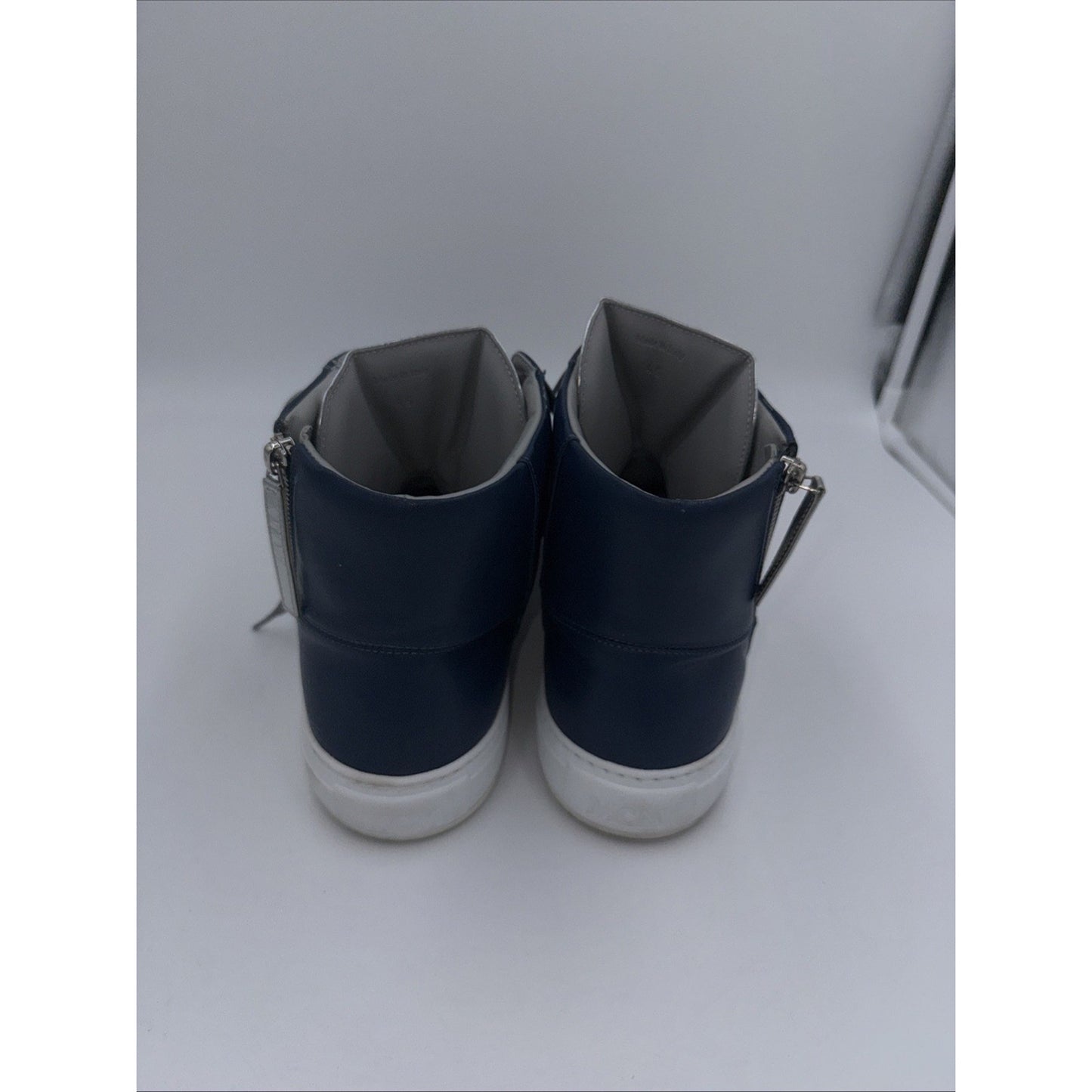 Size 11.5 - MCM Logo High Top Blue