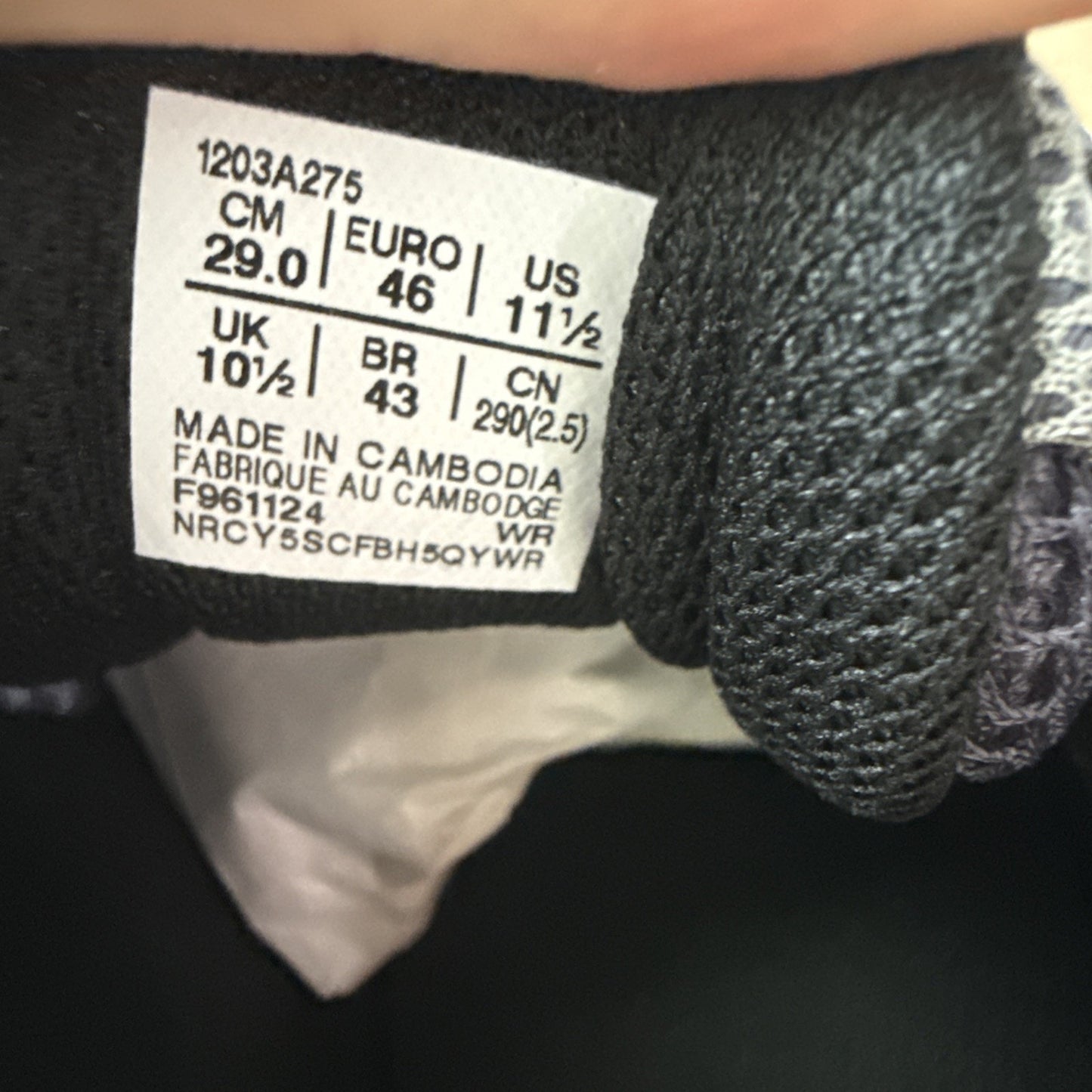 Size 11.5 - ASICS GT 2160 Indigo Fog Pure Silver