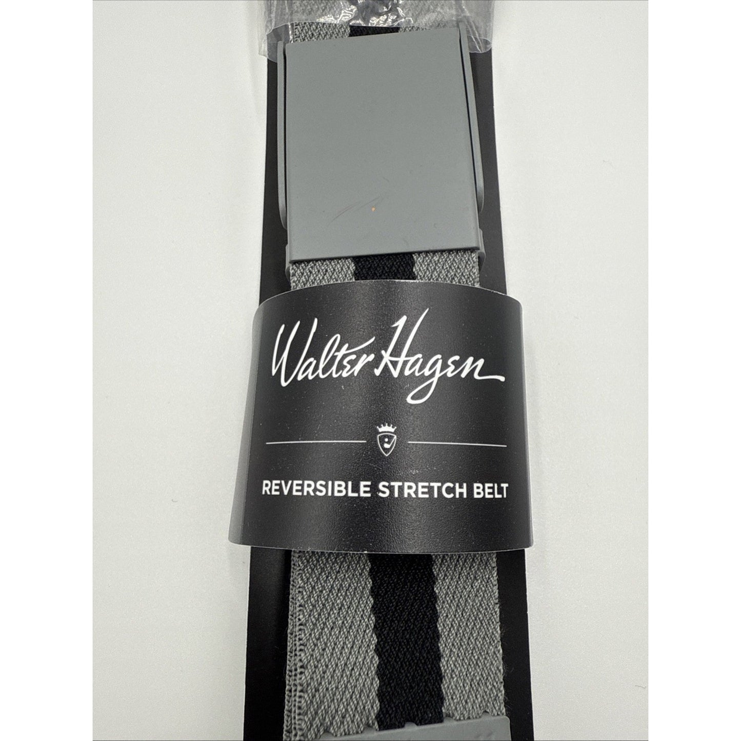 P22 Mens Walter Hagen Golf Reversible Stretch Cut To Fit Up to Size 42 Belt