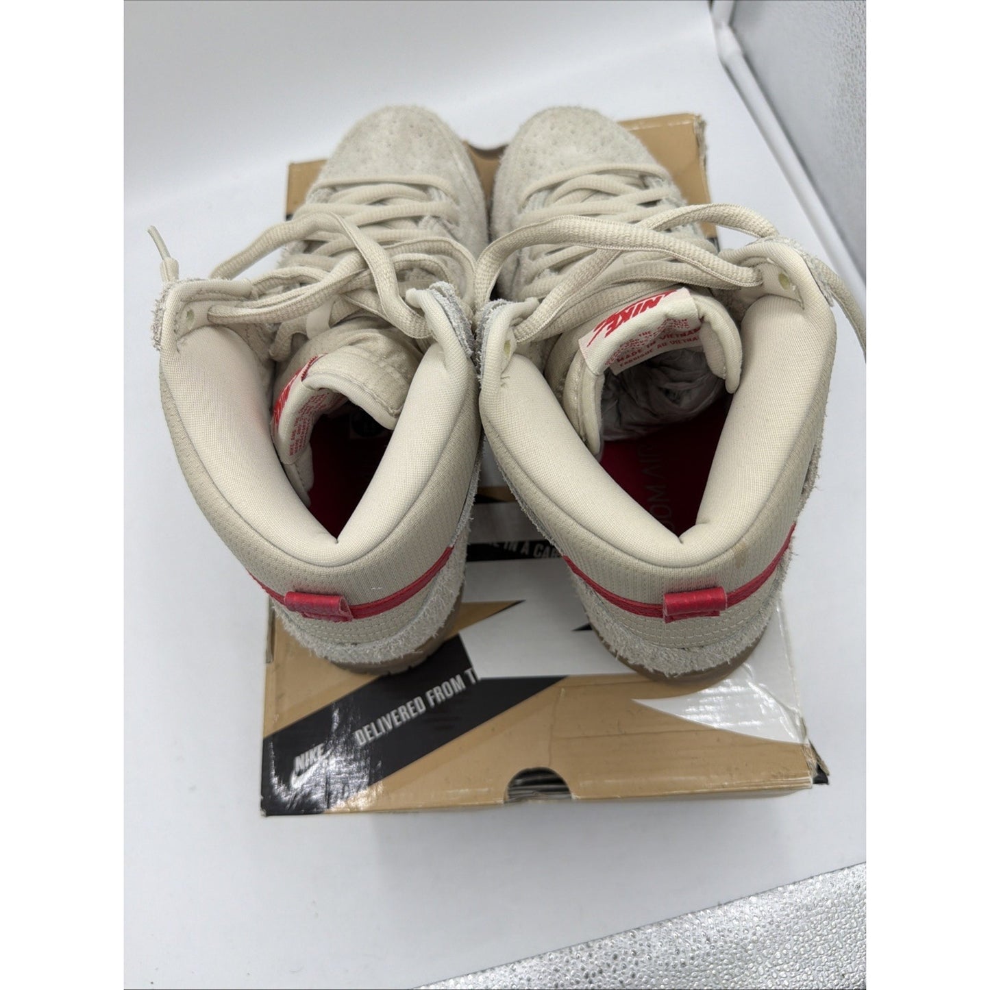 Size 8.5 - Nike Dunk Pro SB High Birch Hyper Red