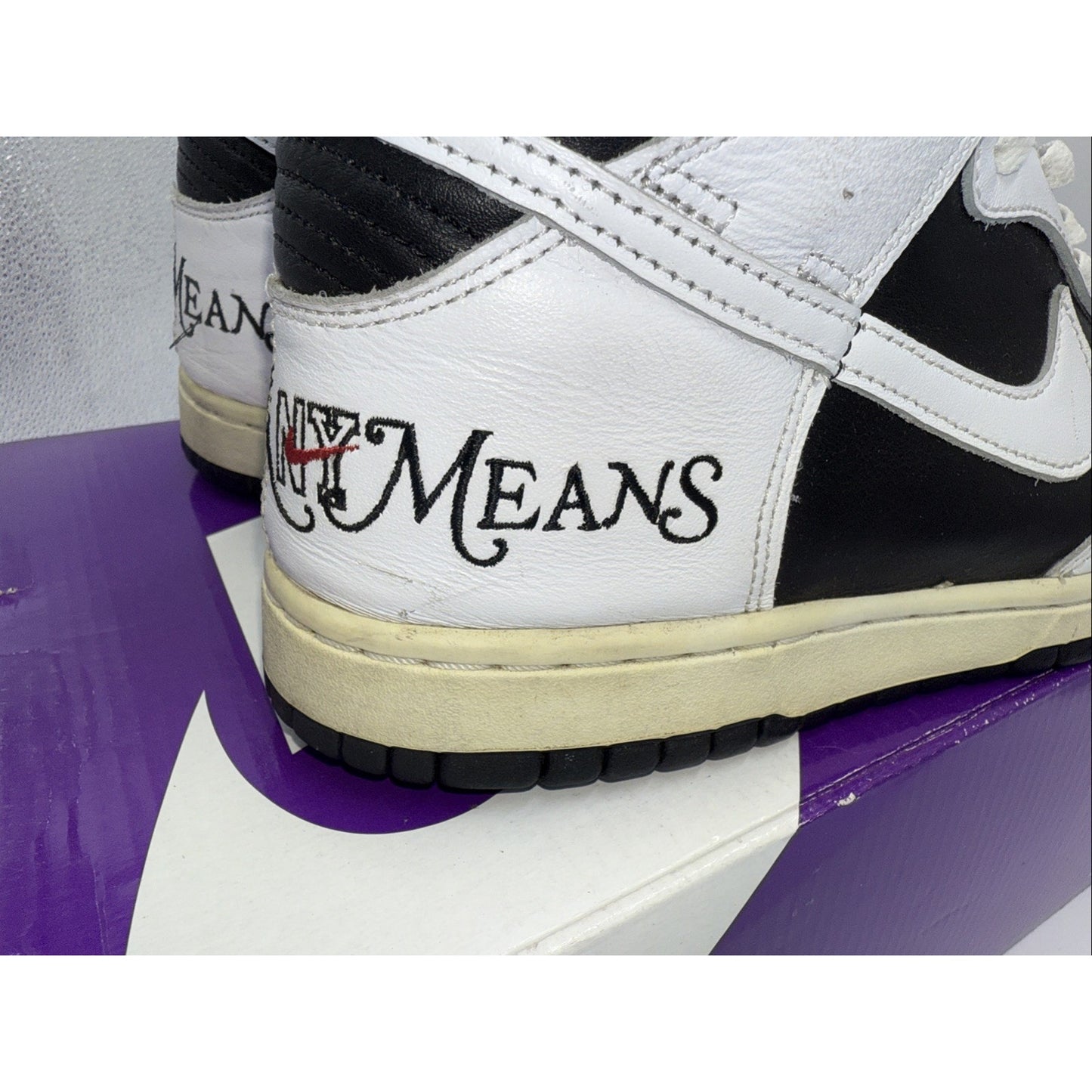 Size 7.5 - Nike Supreme x Dunk SB High By Any Means - Stormtrooper BS823