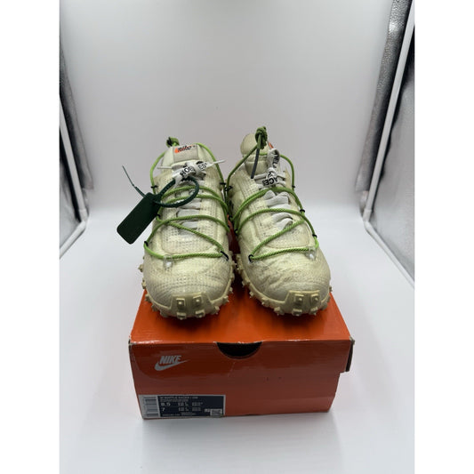 Size 8.5 - Nike Off-White x Waffle Racer Electric Green W