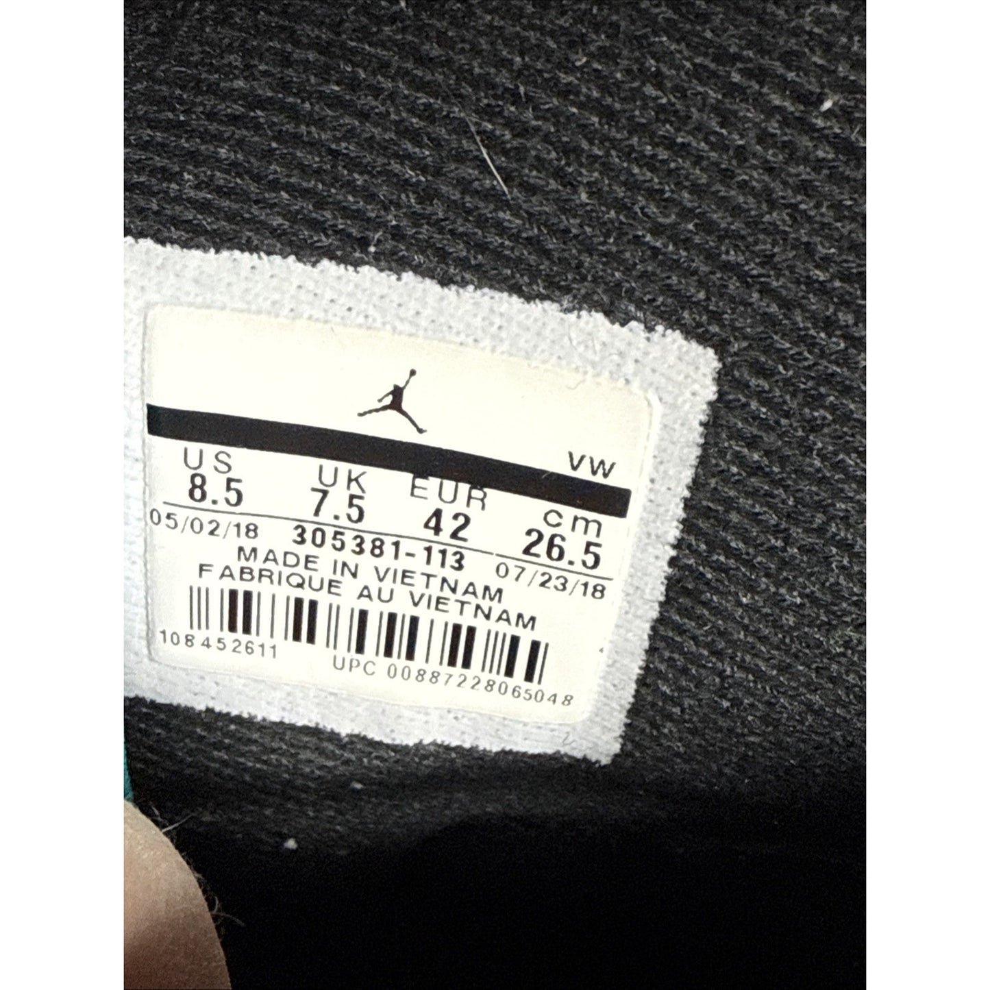 Size 8.5 - Air Jordan 8 Retro South Beach