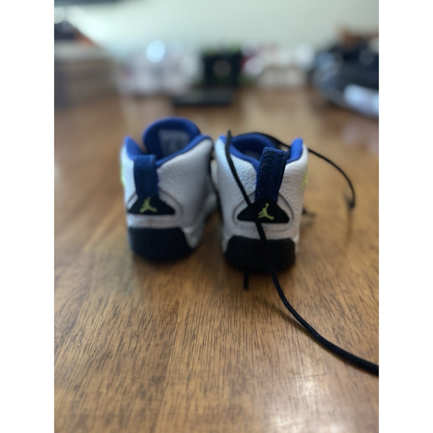Nike Jordan Size 7C Jumpman Pro Toddler Sneakers Shoes White Blue NBS120