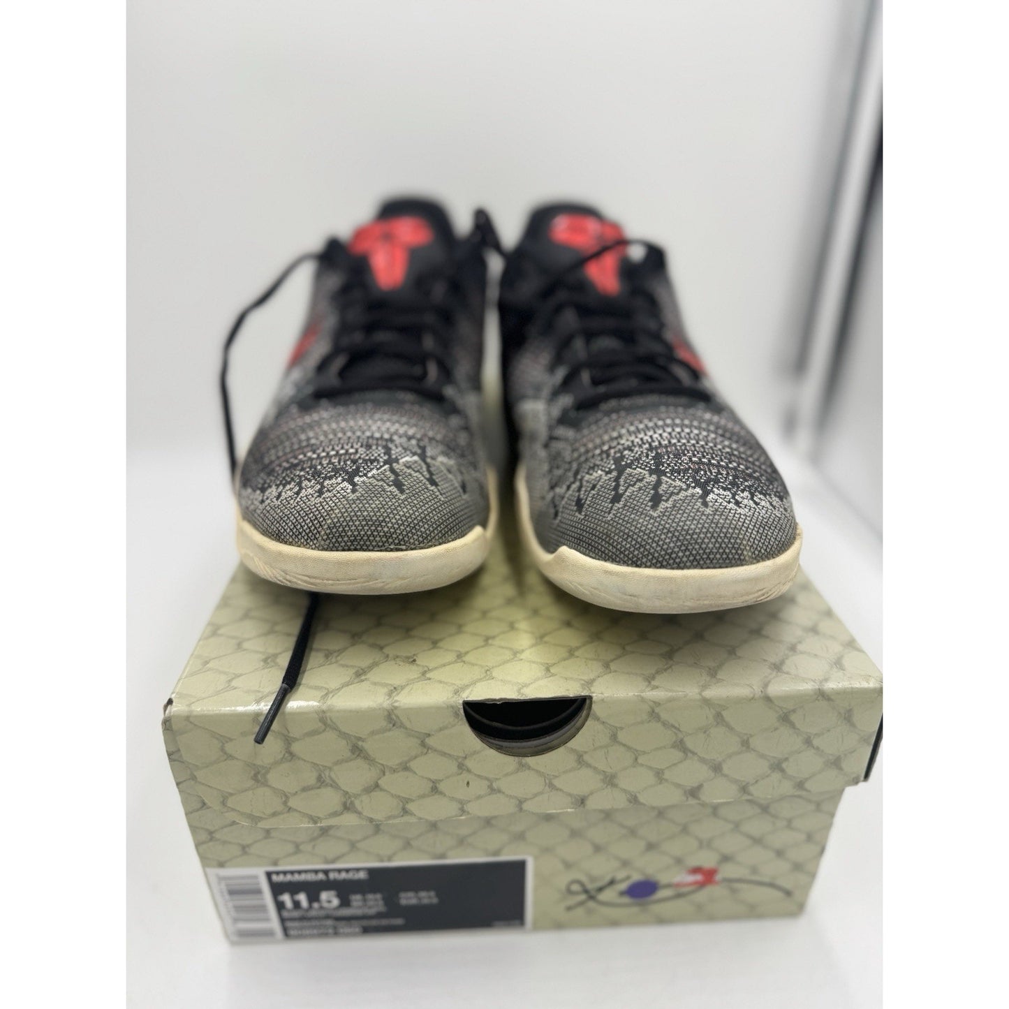 Size 11.5 - Nike Mamba Rage Bright Crimson