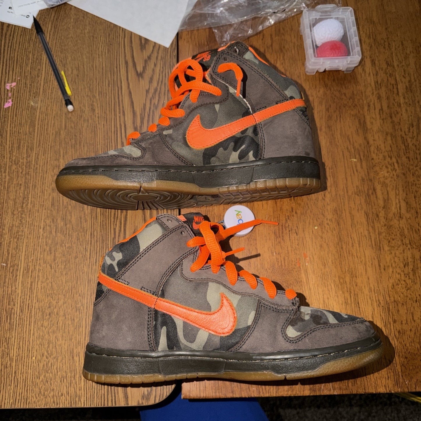 Nike Dunk High Pro SB Brian Anderson Camo Size 6 305050-281