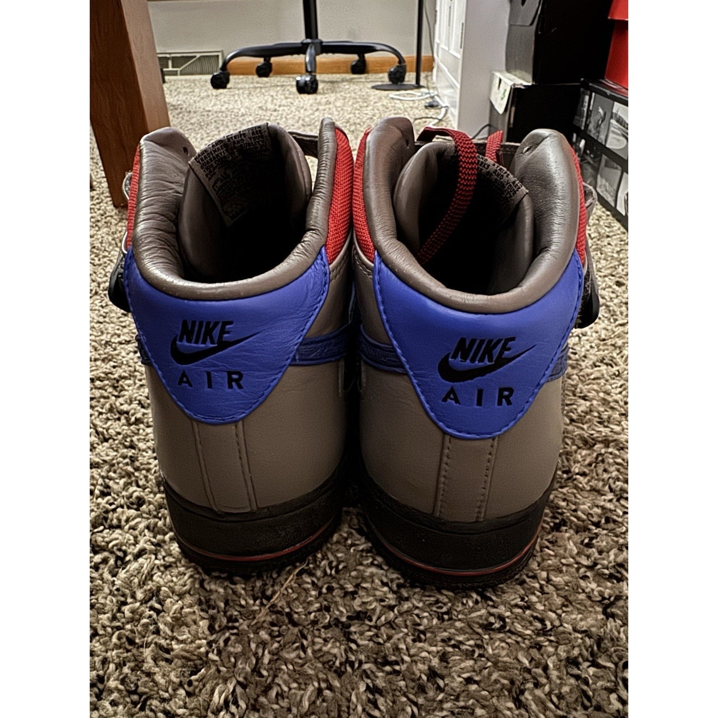 Size 12 - Nike Air Force Supreme Wp Mid Blue BS318