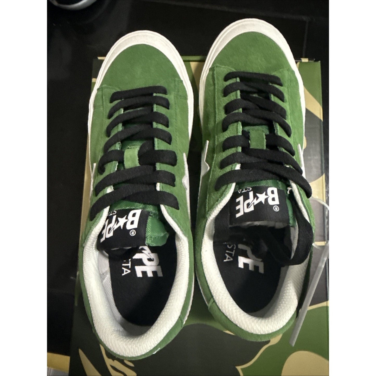 Size 7 - A Bathing Ape Mad Sta #1 M1 Green