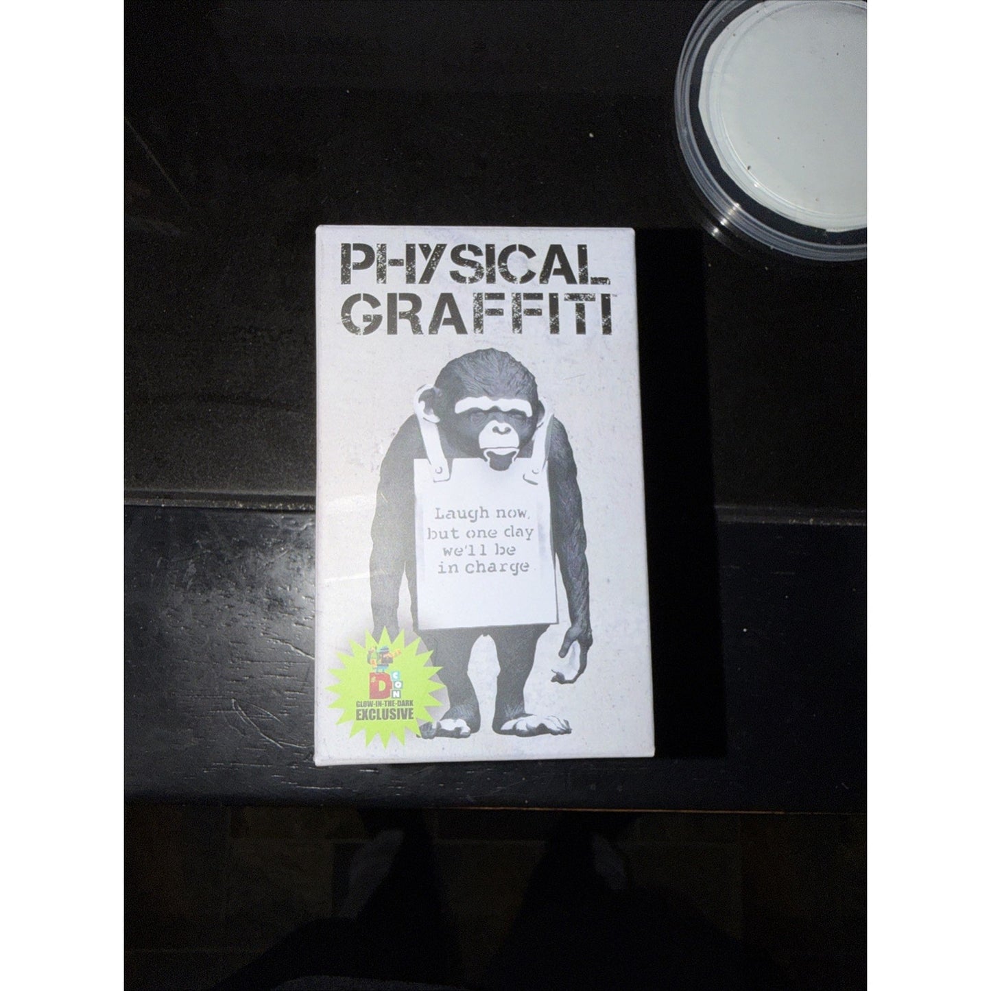 Physical Graffiti DesignerCon Exclusive Glow Chimpanzee Vinyl Figure