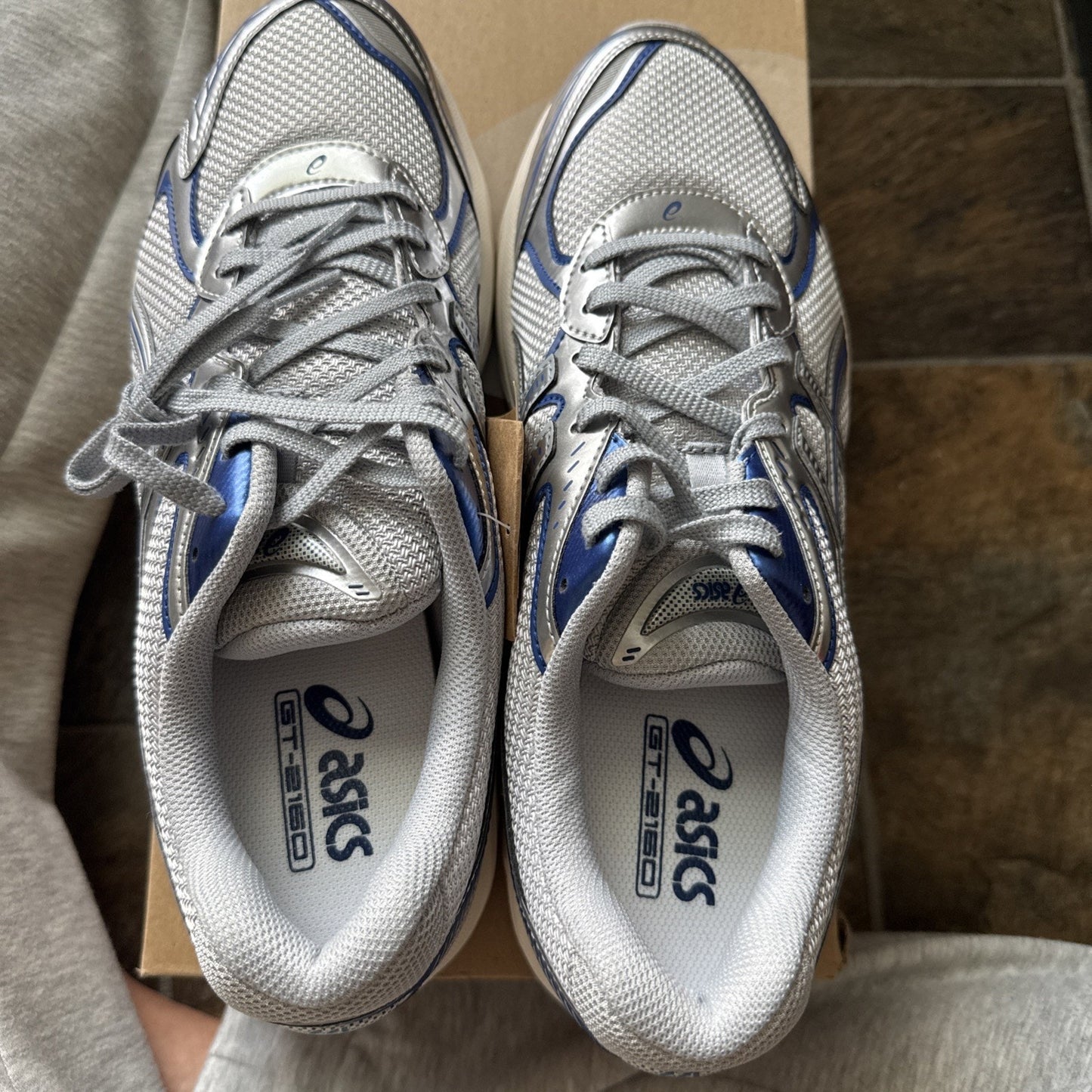 Size 10 - ASICS GT 2160 Piedmont Grey Deep Marine