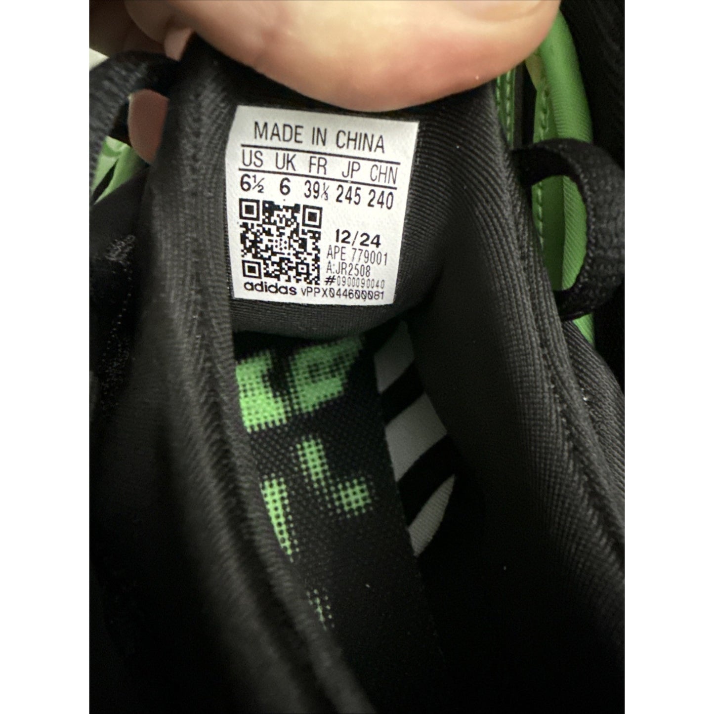 adidas Dame 6.5 Screaming Green/Core Black Men's Sneakers Synthetic JR2508