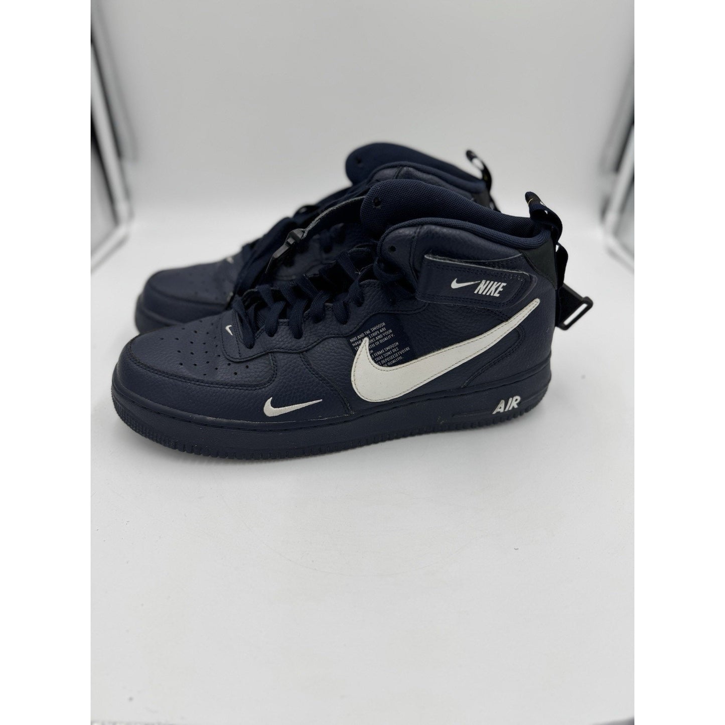 Size 13 - Nike Air Force 1 '07 LV8 Mid Navy bs854
