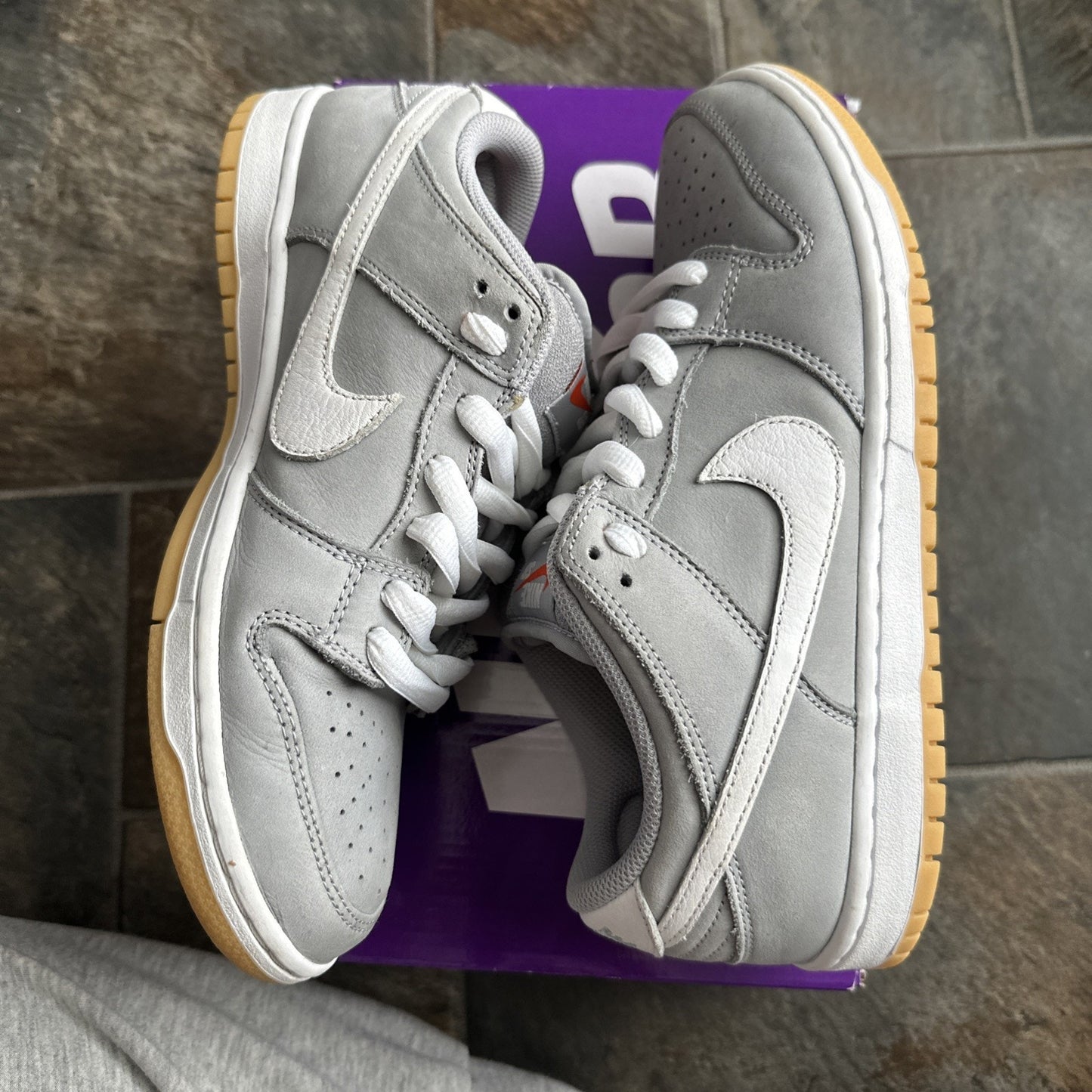 Size 8.5 - Nike SB Dunk Low Wolf Grey Gum