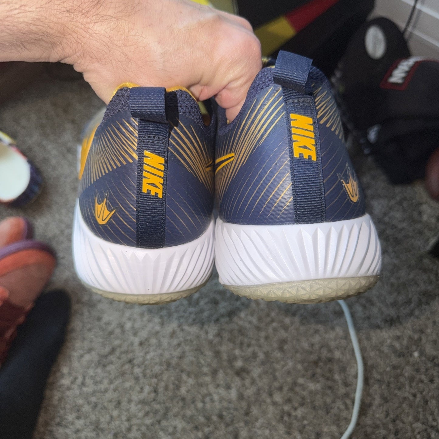Size 15 - Nike Vapor Speed Turf PE Oregon Ducks Promo Sample