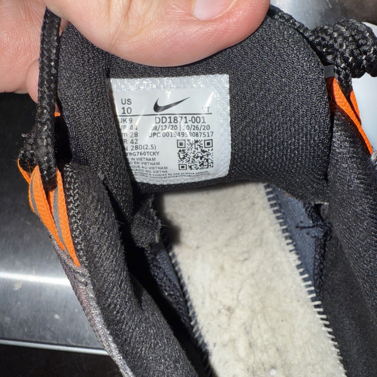 Size 10 - Nike Kim Jones x Air Max 95 Total Orange