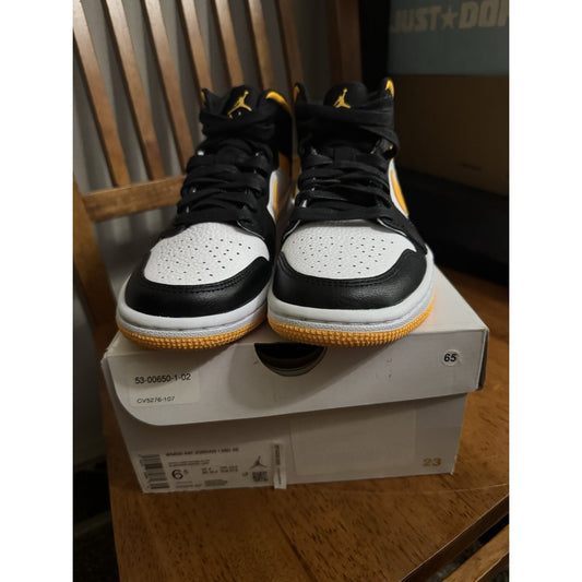 Size 6.5 - Air Jordan 1 SE Mid White Laser Orange W BS291