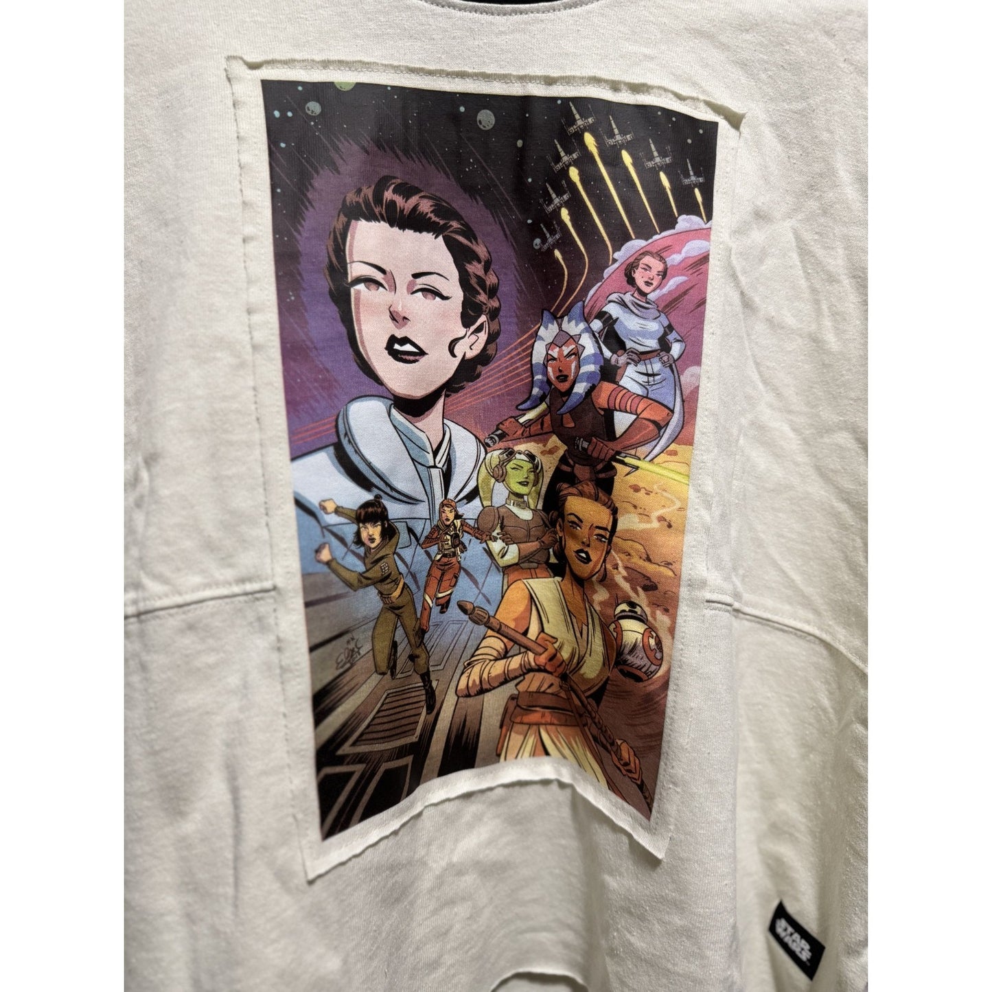 Size S Disney Parks Star Wars Force is With Us Crop Top Spirt Jersey