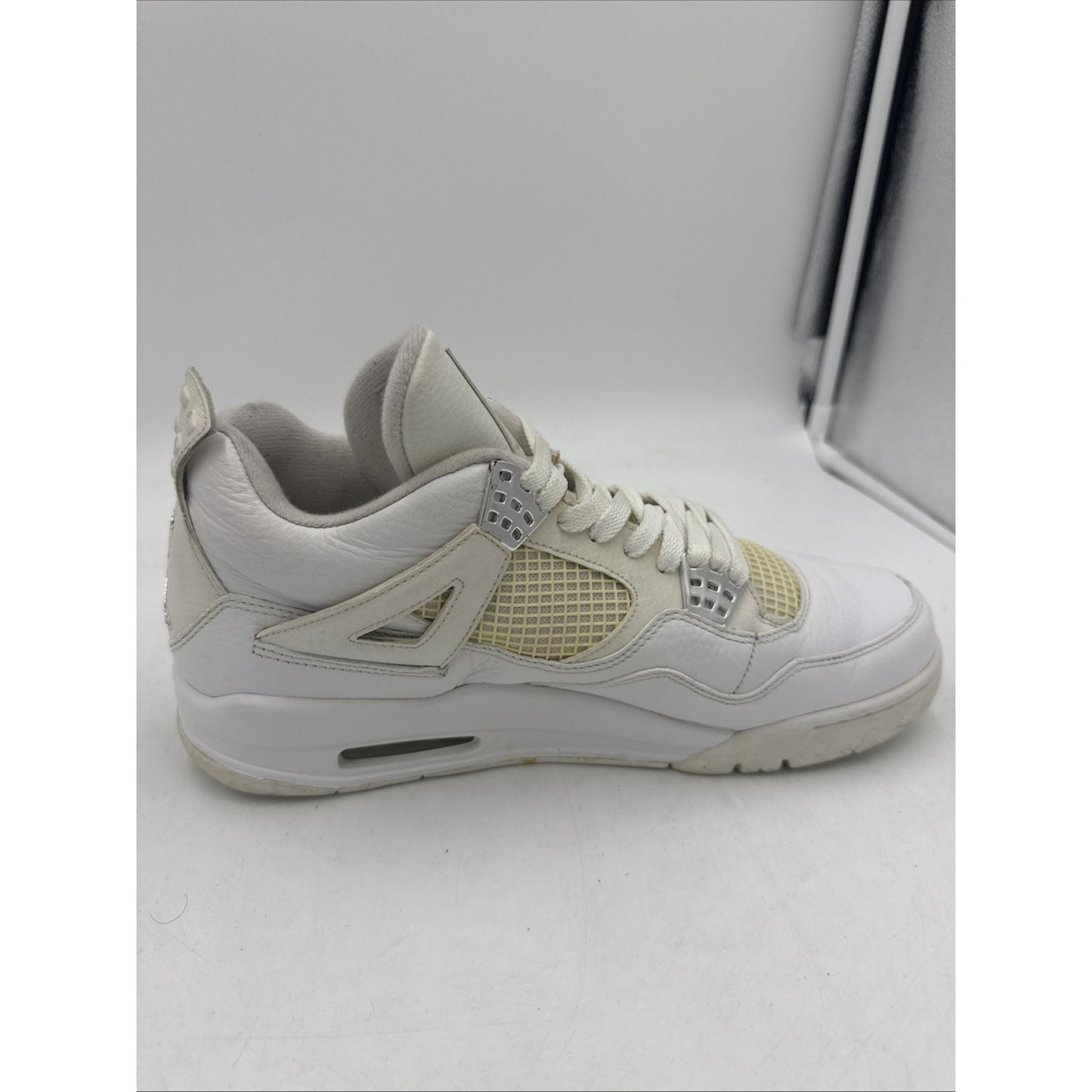 Size 10 - Air Jordan 4 Retro 25th Silver Anniversary