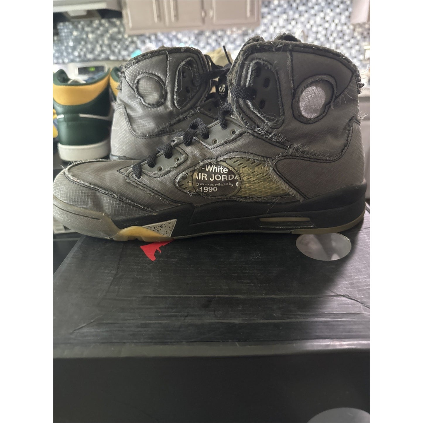 Size 12 - Jordan 5 Retro SP x Off-White Mid Muslin