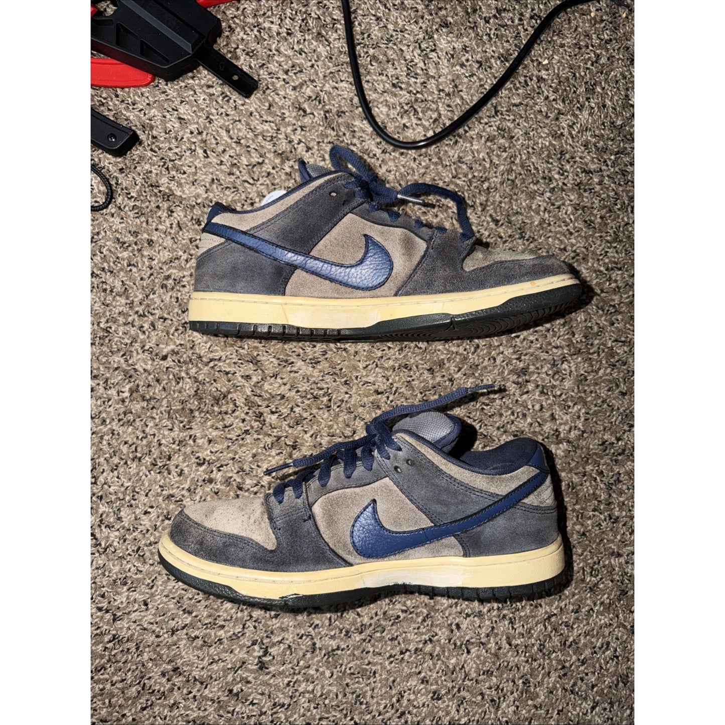 Nike Dunk Low Pro SB Thunder Blue Cool Grey Sneakers Size 9 304292-409 No Box