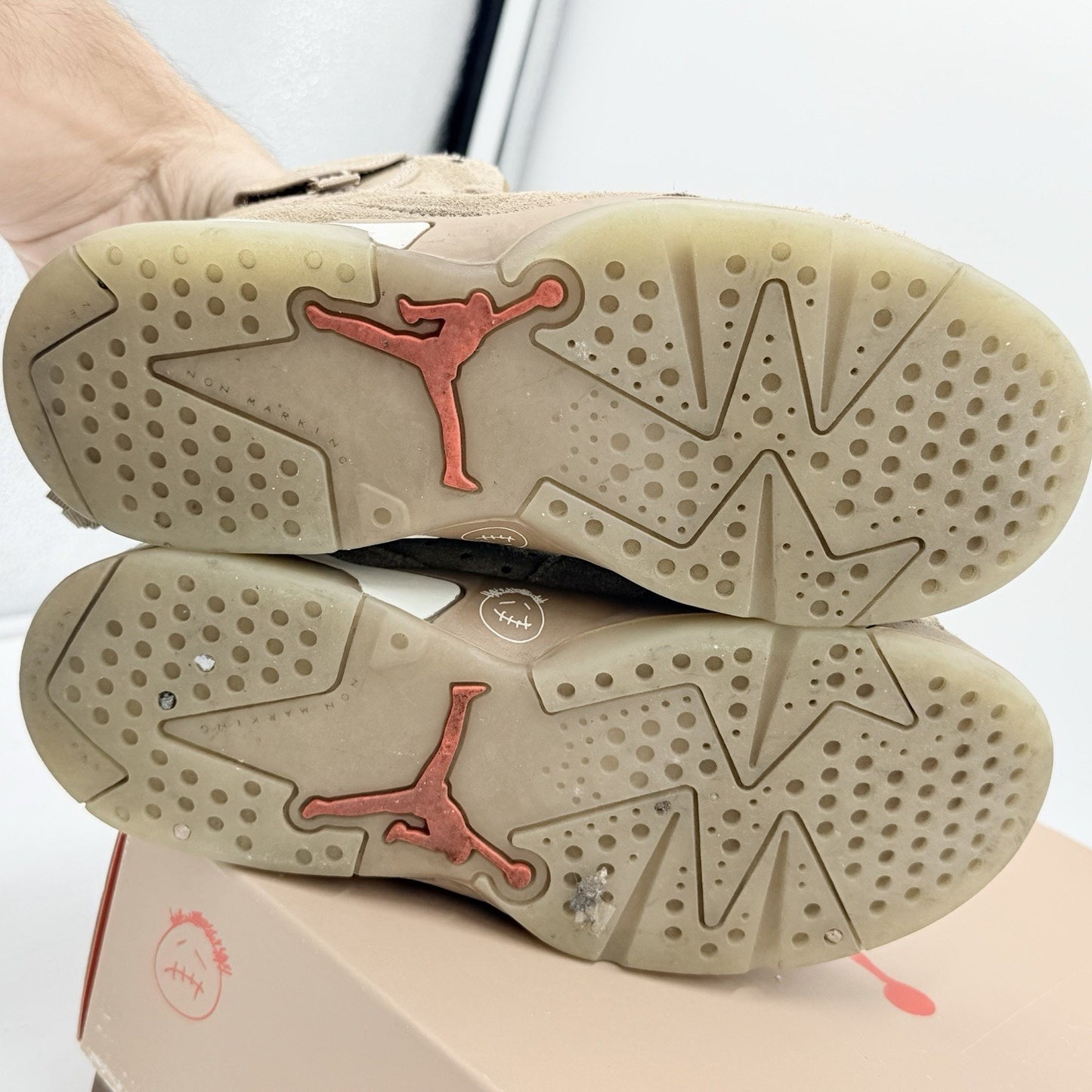Size 1.5 (PS) - Jordan 6 Retro x Travis Scott Mid British Khaki