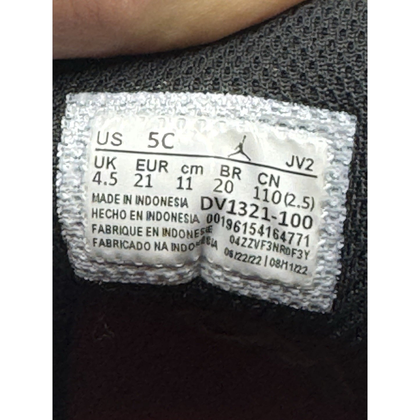 Size 6c Jordan 1 Mid SE White Picante DV1321-100 BS611