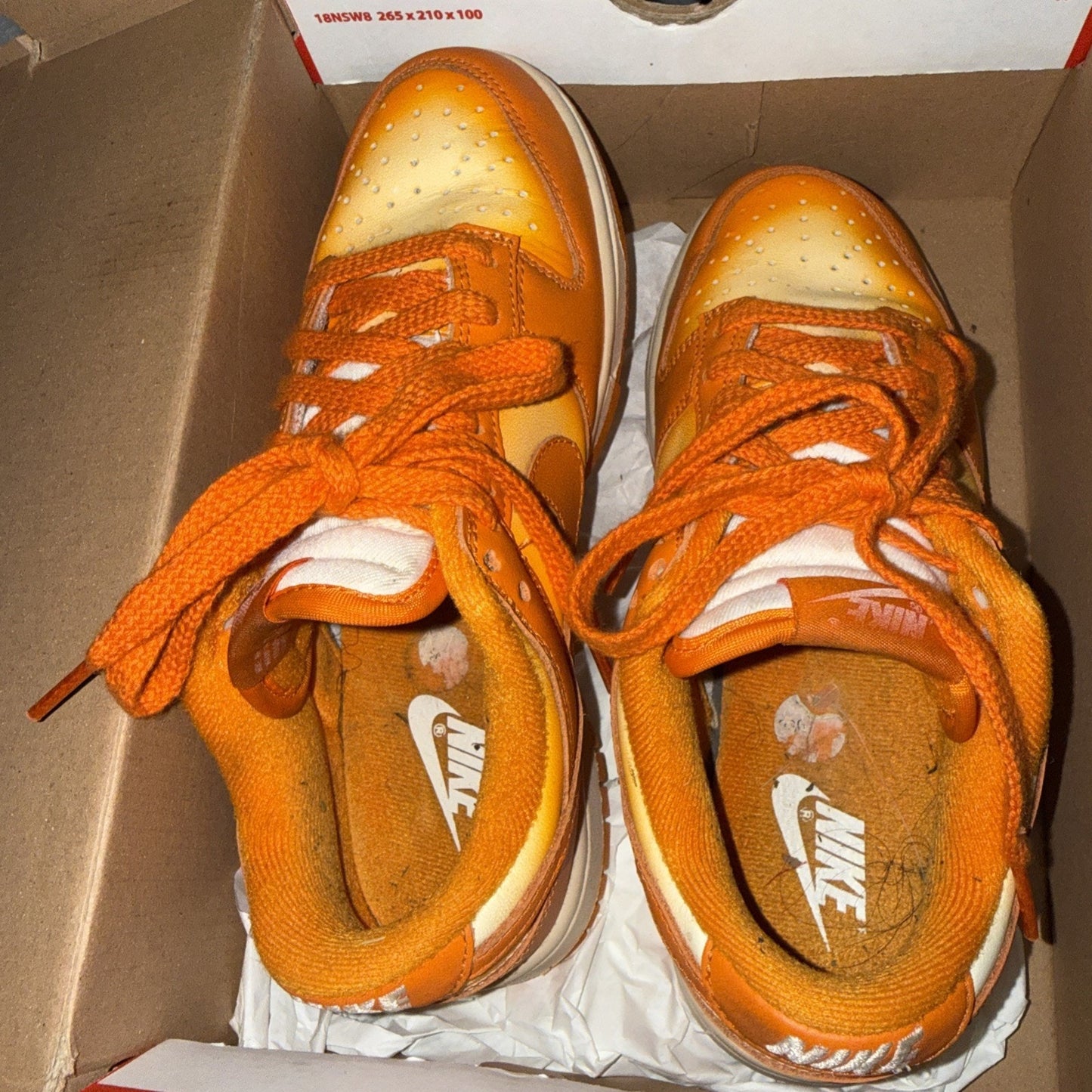 Magma Orange Nike Dunk low (DX2953-800)