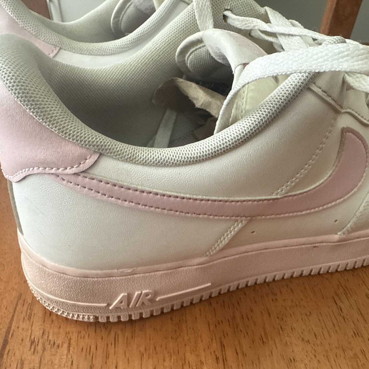 Size 13 - Nike Air Force 1 '07 Low White Pink Sole NBS032