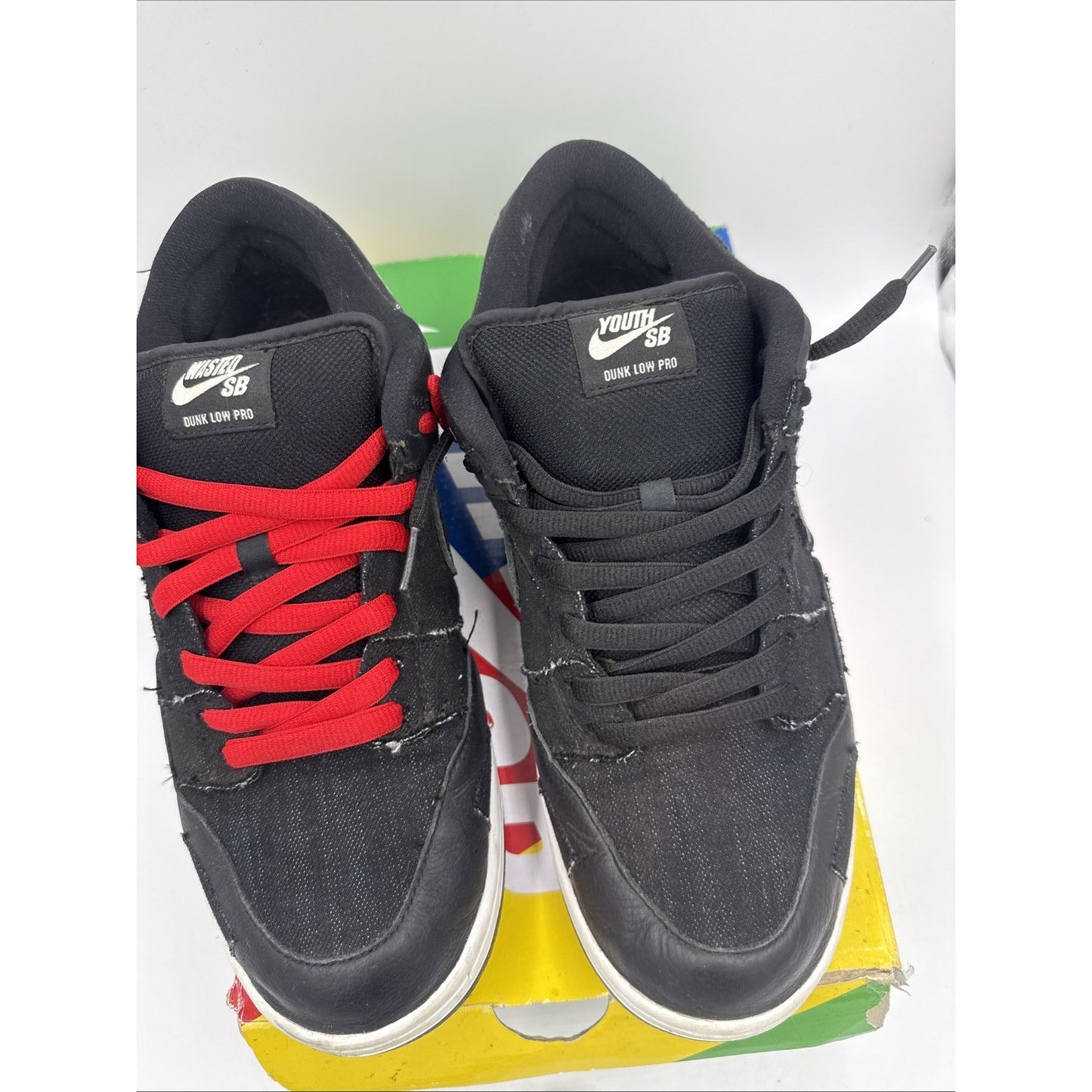 Size 12 - Nike Wasted Youth x Dunk SB Low Black Denim