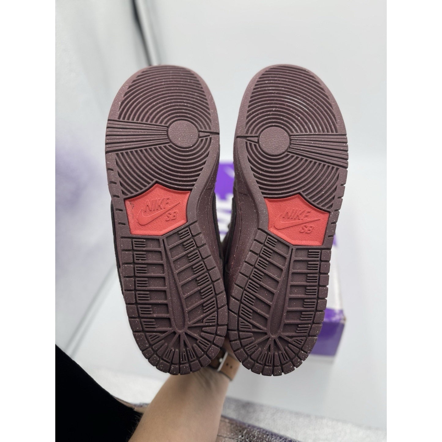 Size 11.5 - Nike Dunk Premium SB Low City of Love Collection - Burgundy Crush