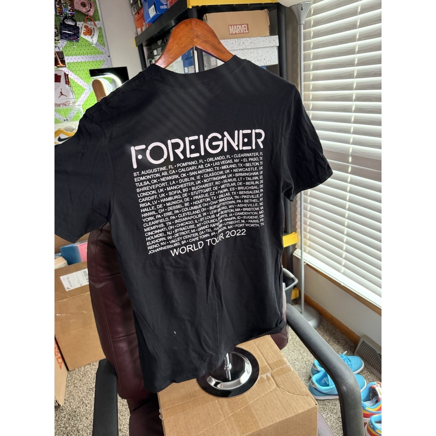 Size Small Foreigner Tour 2022 T-shirt