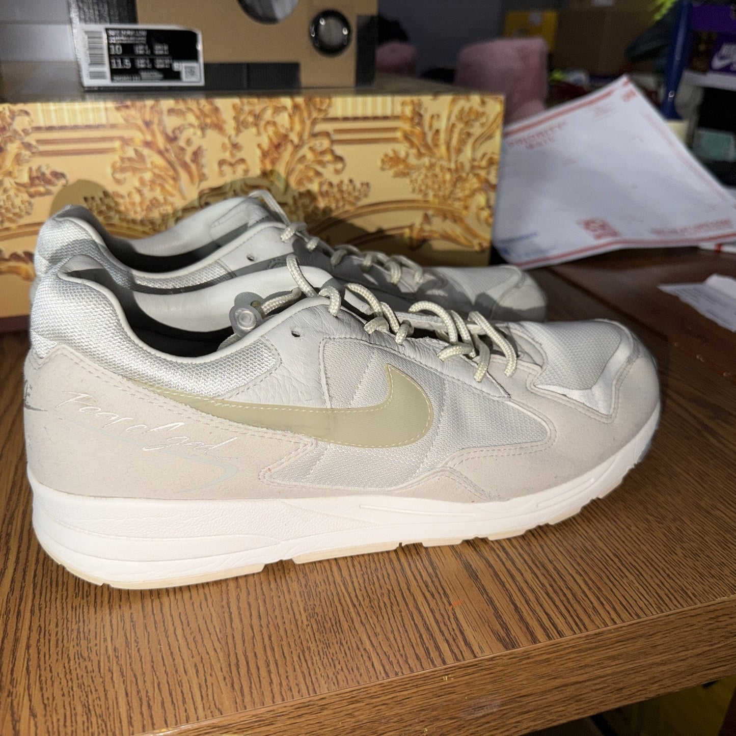 Size 11 - Fear Of God x Nike Air Skylon 2 Light Bone