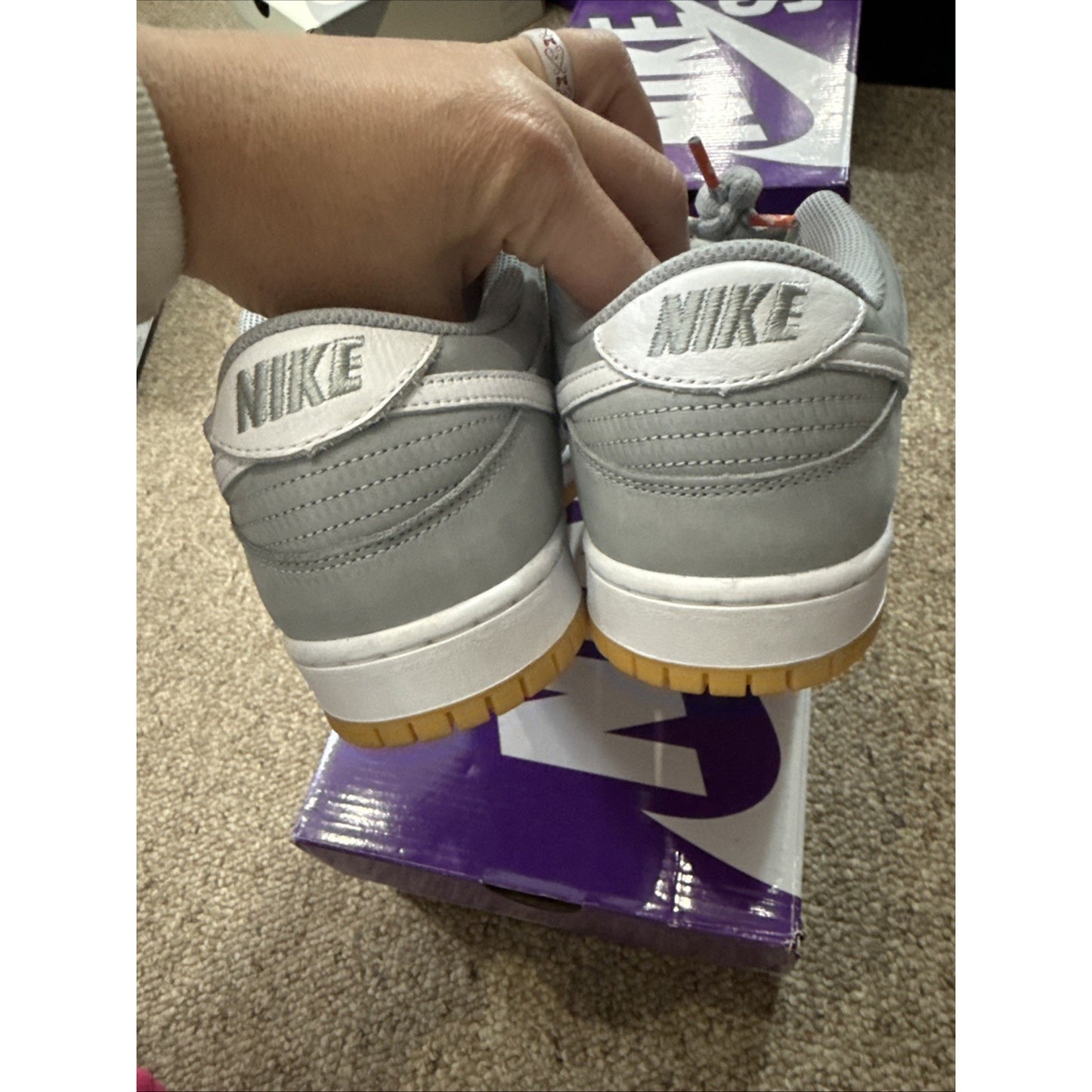 Size 9 - Nike SB Dunk Low Wolf Grey Gum