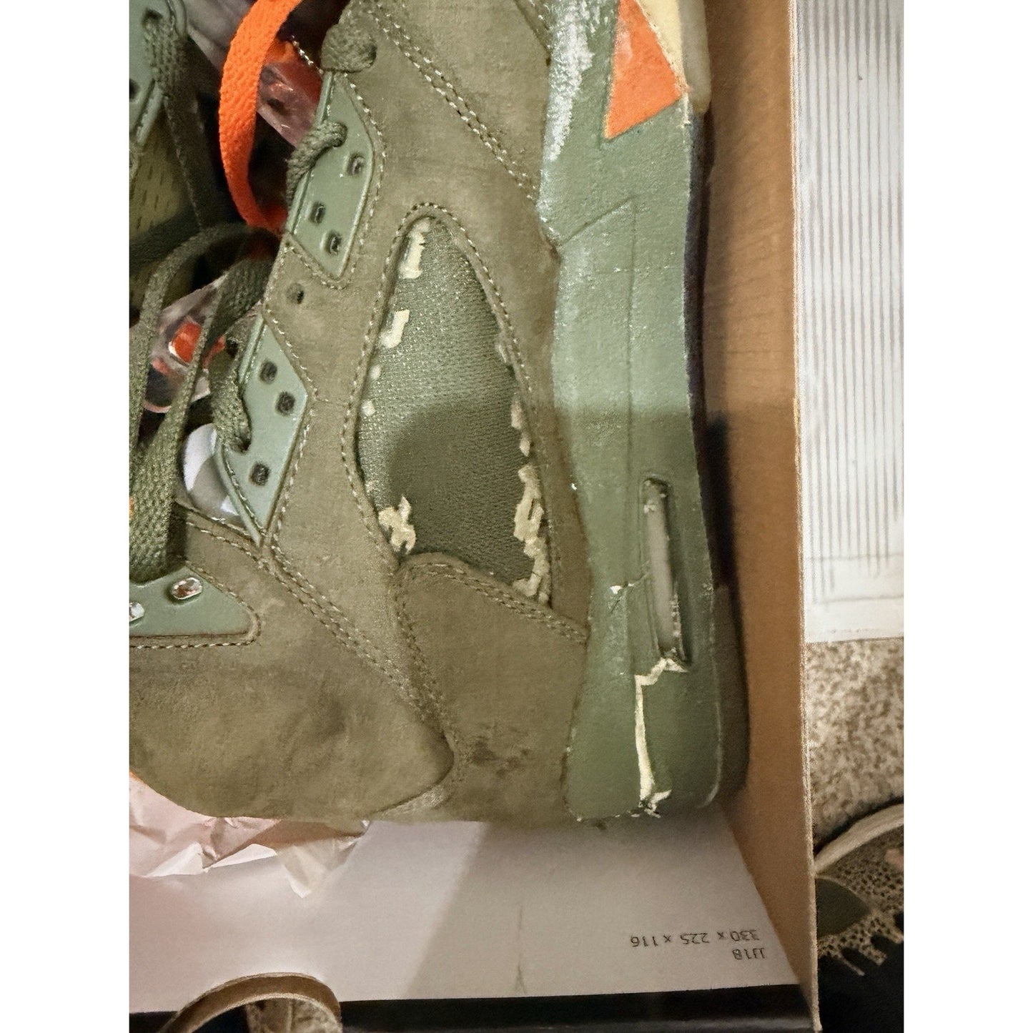 Lot Of 9 Jordan Shoes All Crumbling And With Flaws Needs Sole Swapped.