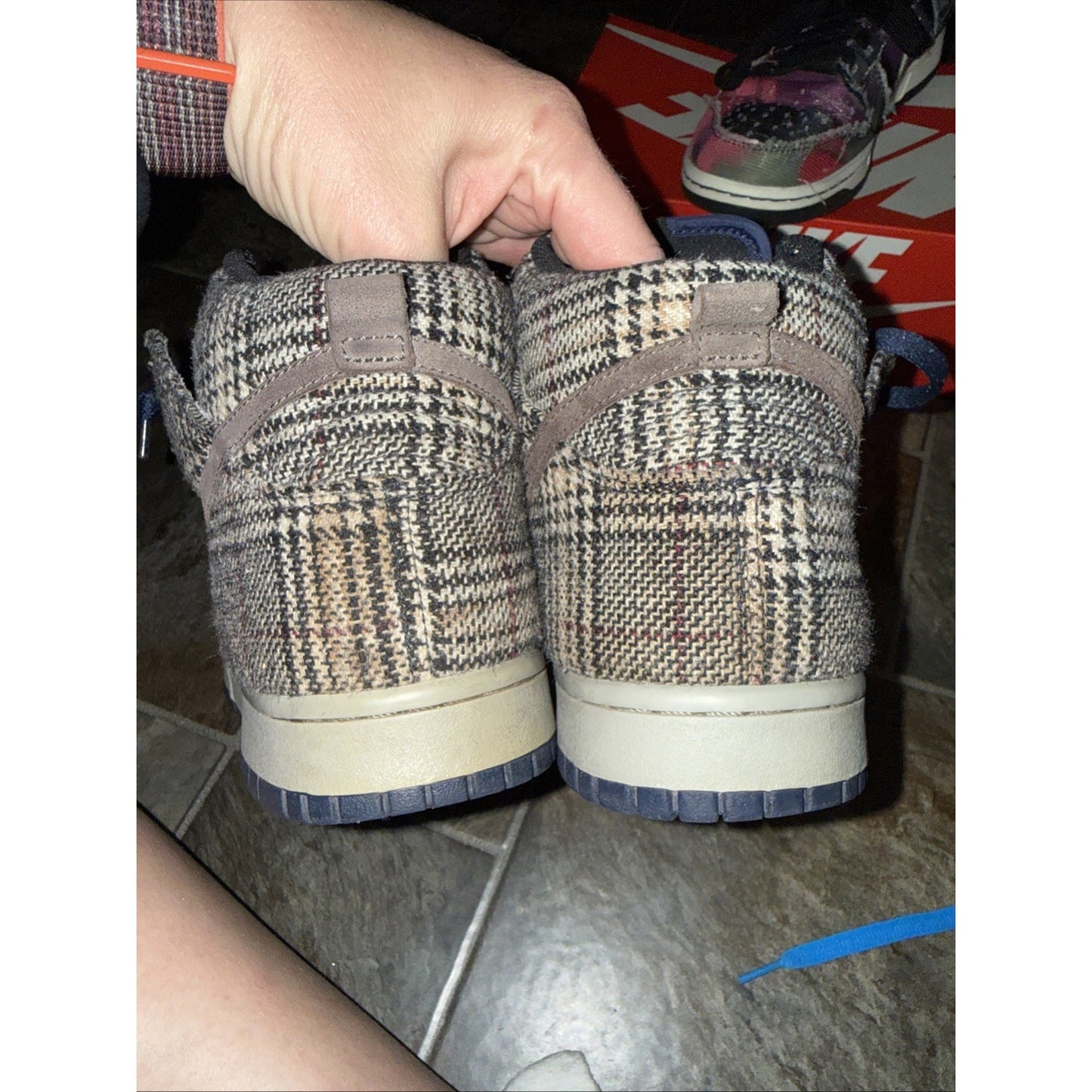 Size 9 - Nike Dunk Premium High Tweed Pack