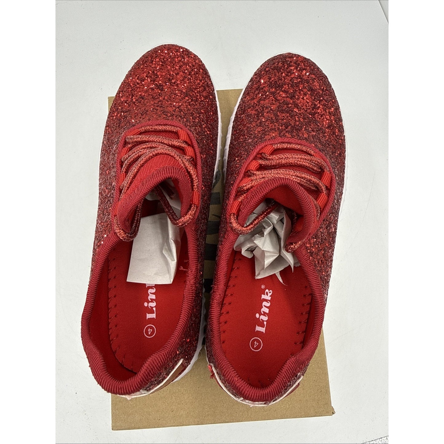 Size 4 Red Remy-18k Link By Forever Link