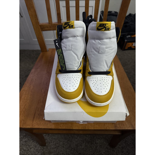 Nike Air Jordan 1 Retrop High OG GS Boys Shoes Size 4.5, Color: Yellow BS120