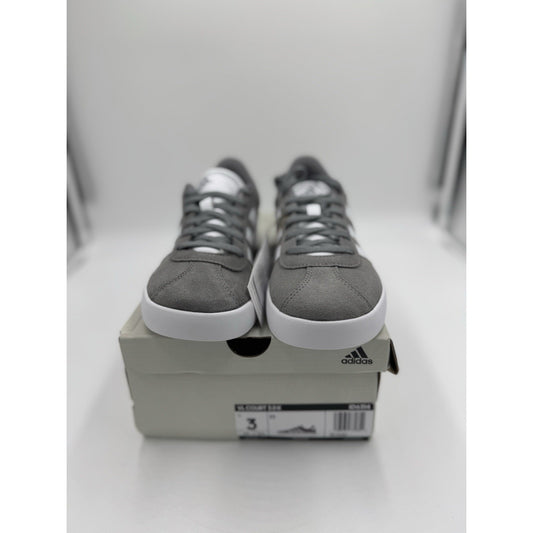 Size 3y Adidas Vl Court 3.0 Grey Cloud White Grey Two (GS) ID6314 bs868