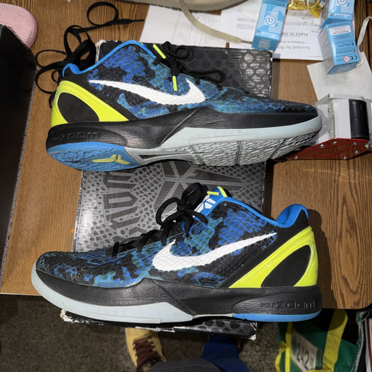Size 13 - Nike Zoom Kobe 6 Blue Camo Impossible To Find