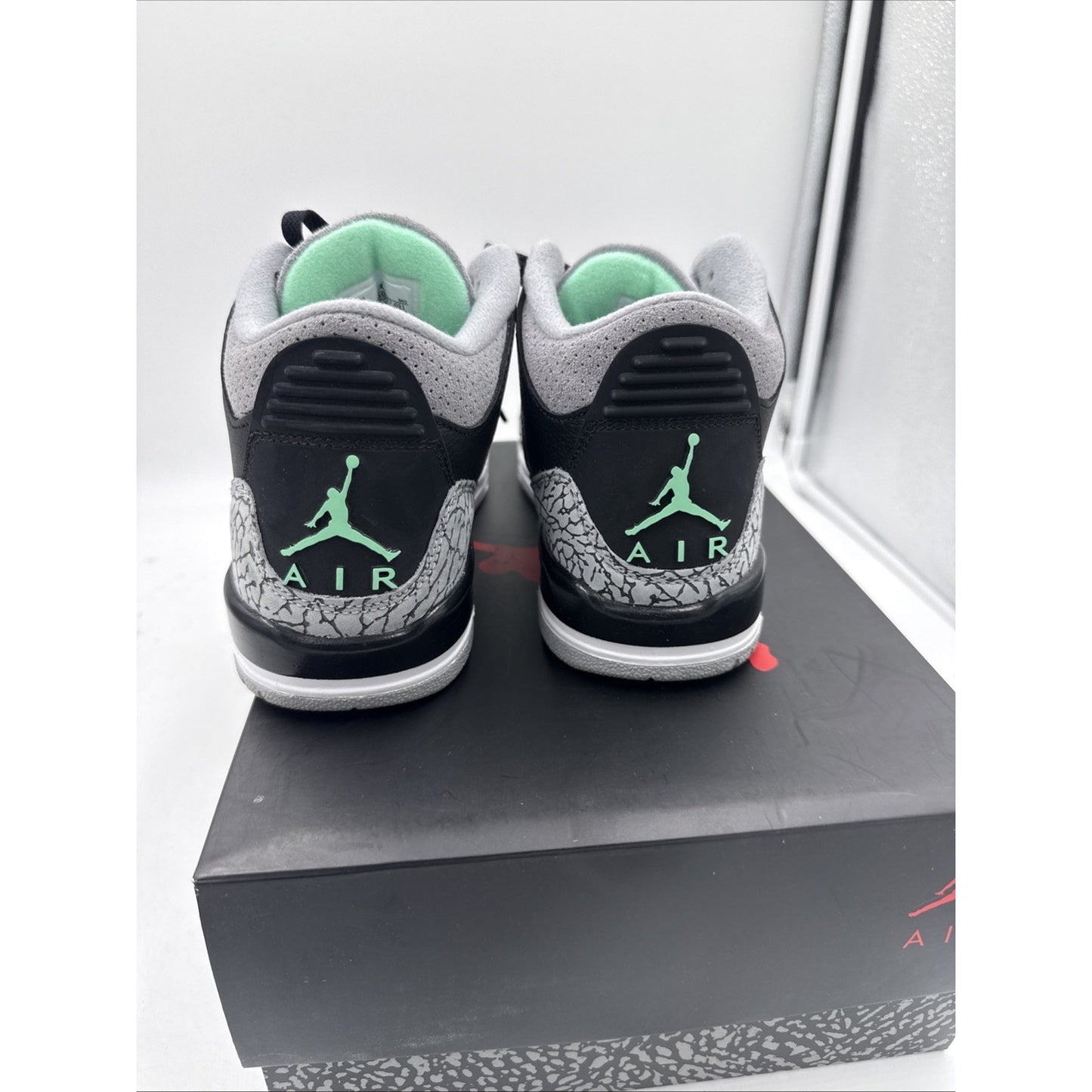 Size 5.5 - Air Jordan 3 Retro Green Glow