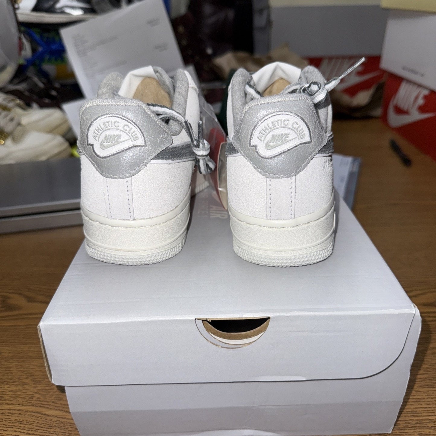 Nike Air Force 1 '07 LX Athletic Club Grey Women's Shoes Size 6.5