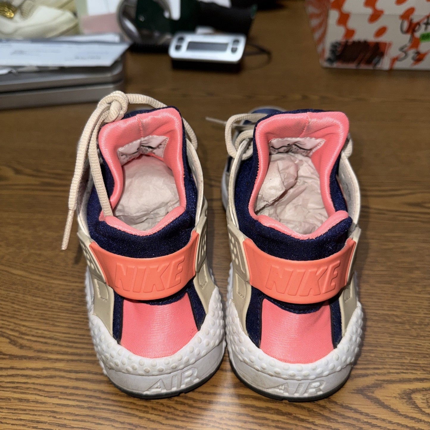 Size 8.5 - Nike Air Huarache Run Oatmeal W
