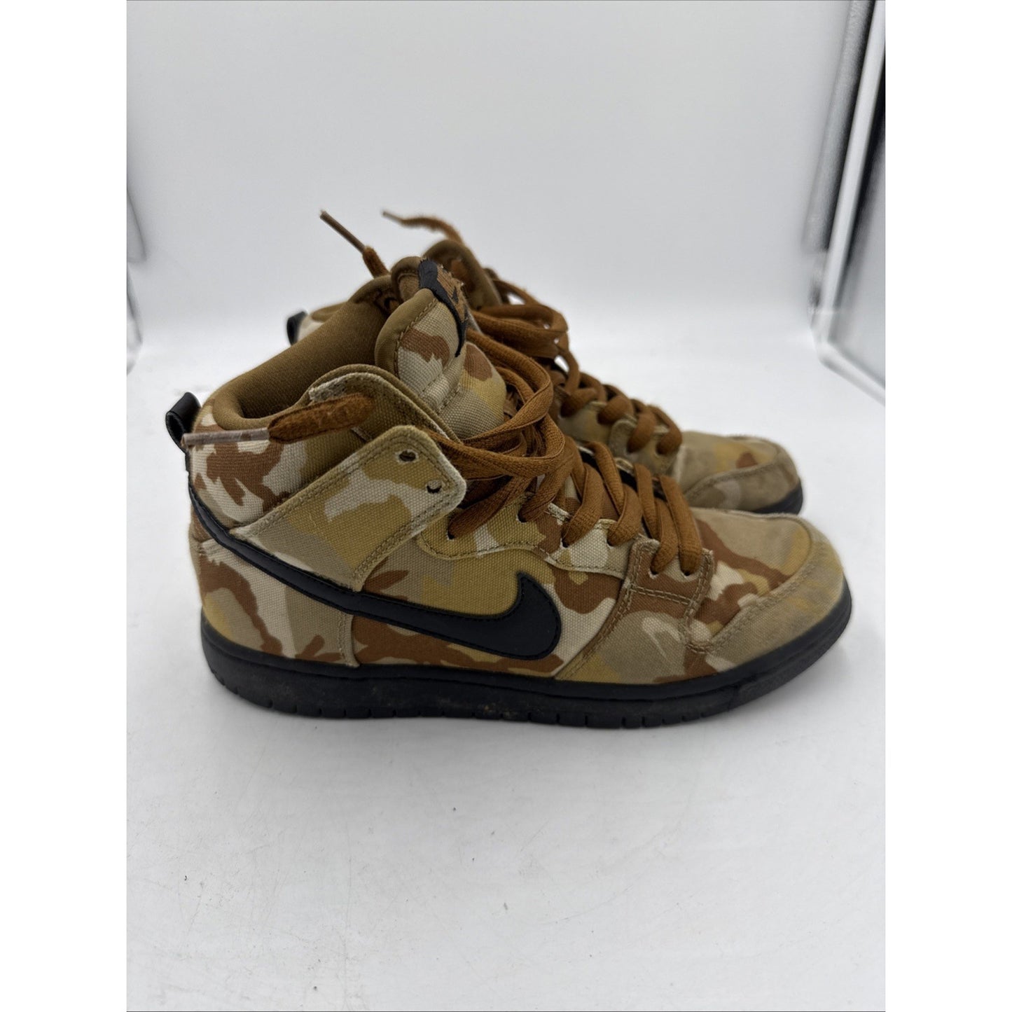 Size 6 - Nike Dunk Pro SB High Brown Camo