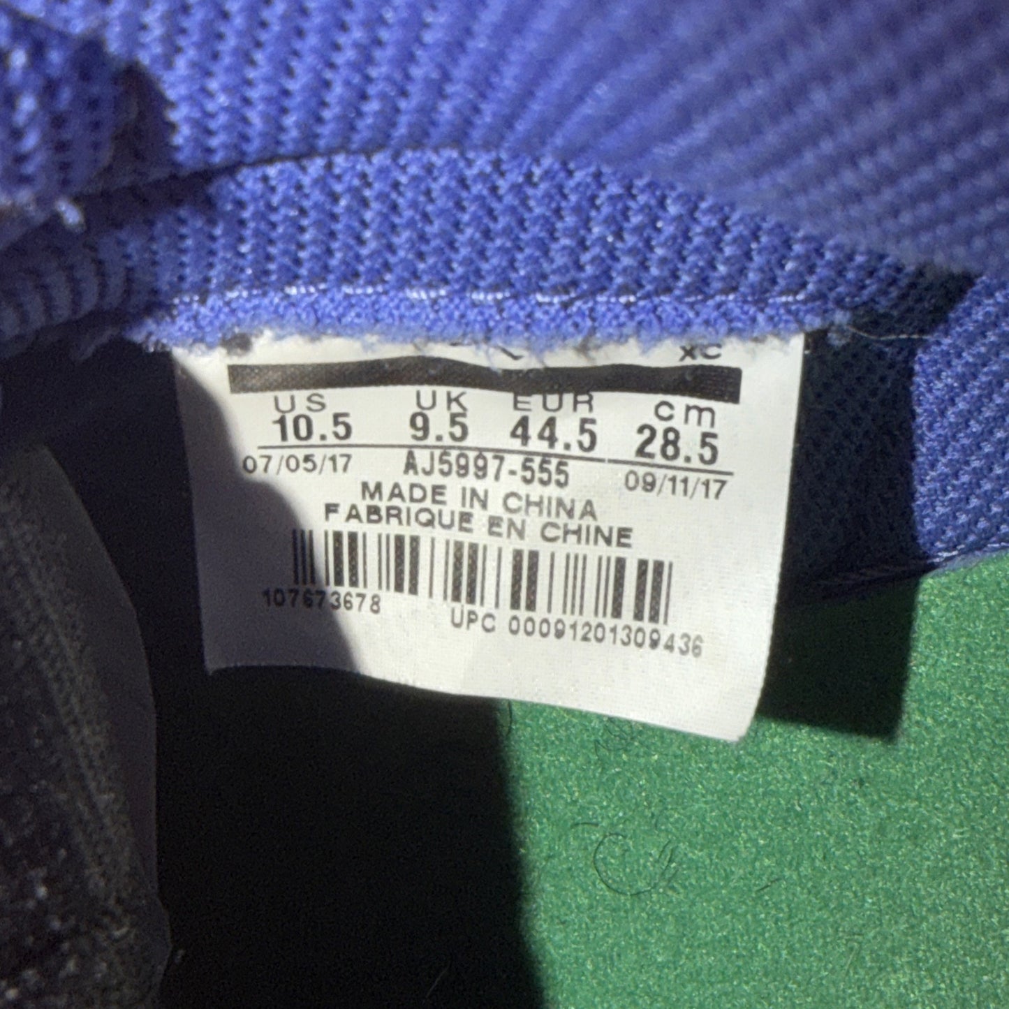 Size 10.5 - Air Jordan 1 Retro OG G8RD High Rush Violet